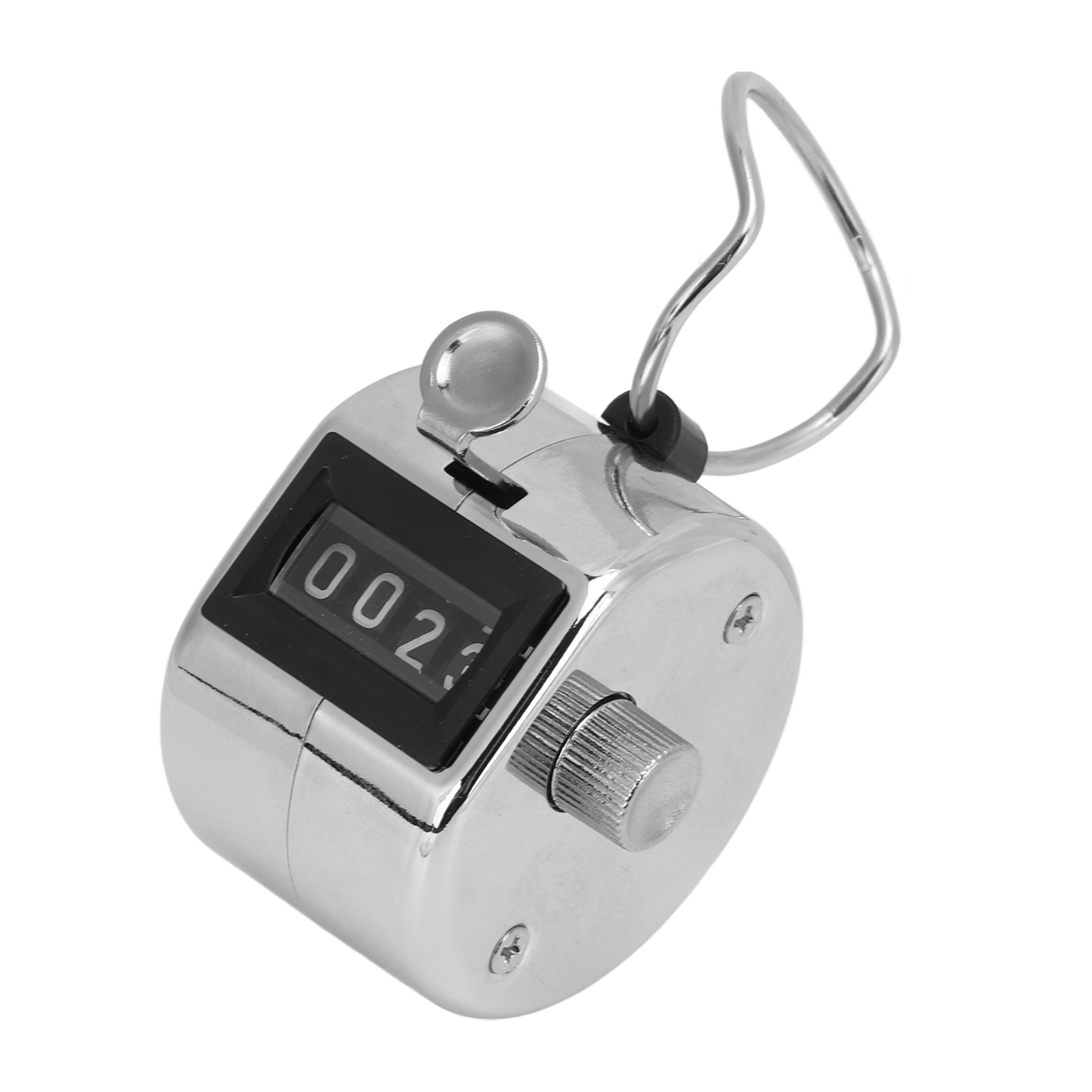 Manueller Klickzähler, 4-stellig, Gut Lesbare Zahlen, Präziser Zähler Mit Metallgehäuse Für Die Inventur Von Waren Und Personen.