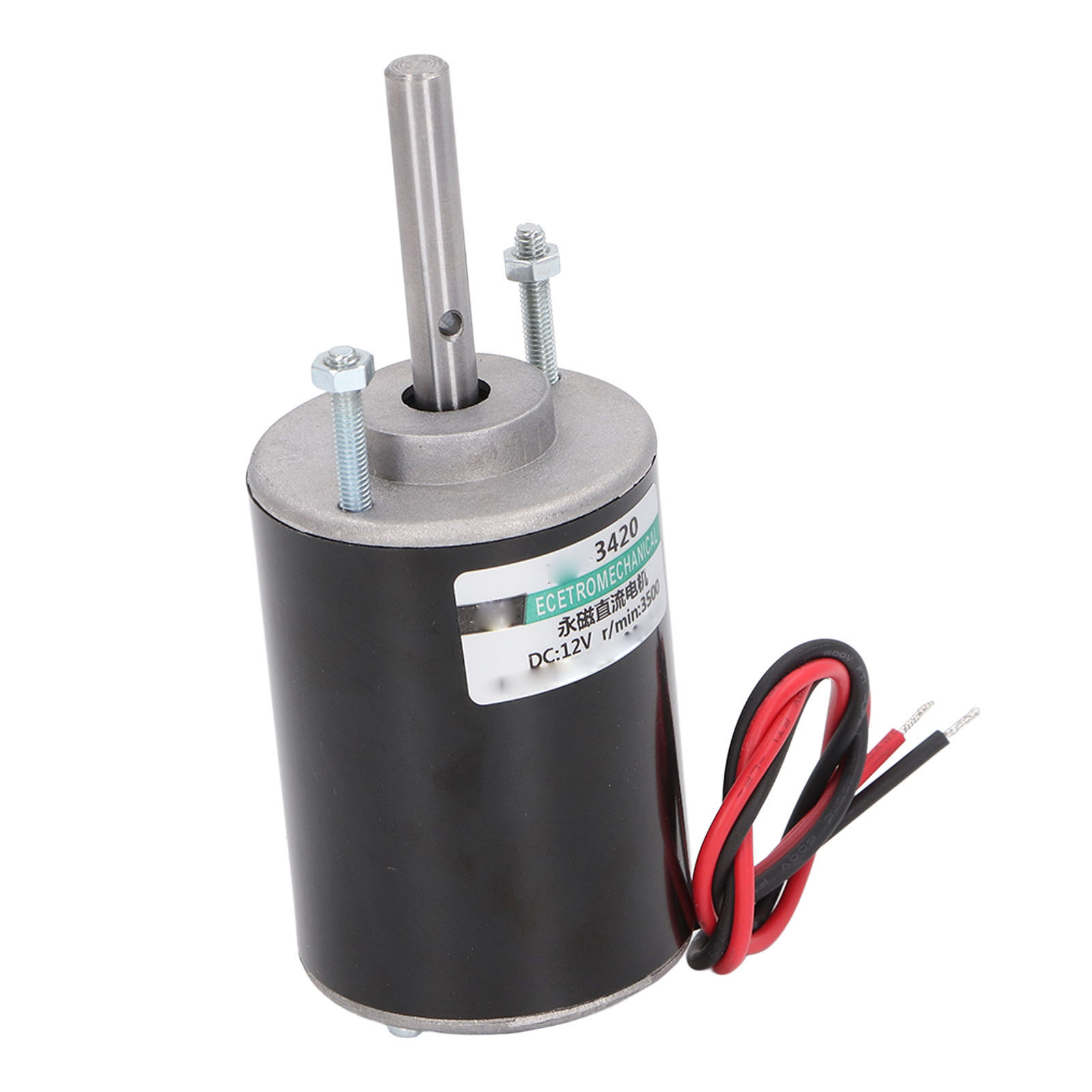 12v 30w Gleichstrom-permanentmagnetmotor, Hohe Drehzahl 3420 U/min, Vorwärts-/rückwärtslauf 3000 U/min, Permanentmagnet-elektromotor