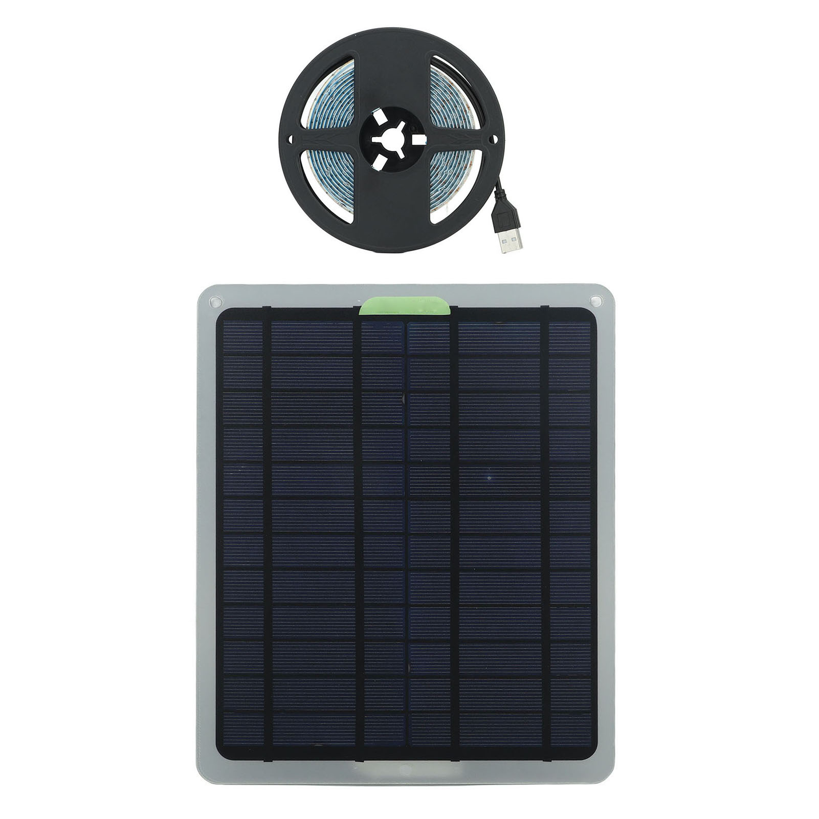 20w Ip65 Wasserdichte Solar-pflanzenlampe Mit Led-streifen, Led-pflanzenlampe Mit Batterieschutzbox Für Gewächshäuser, 3 M