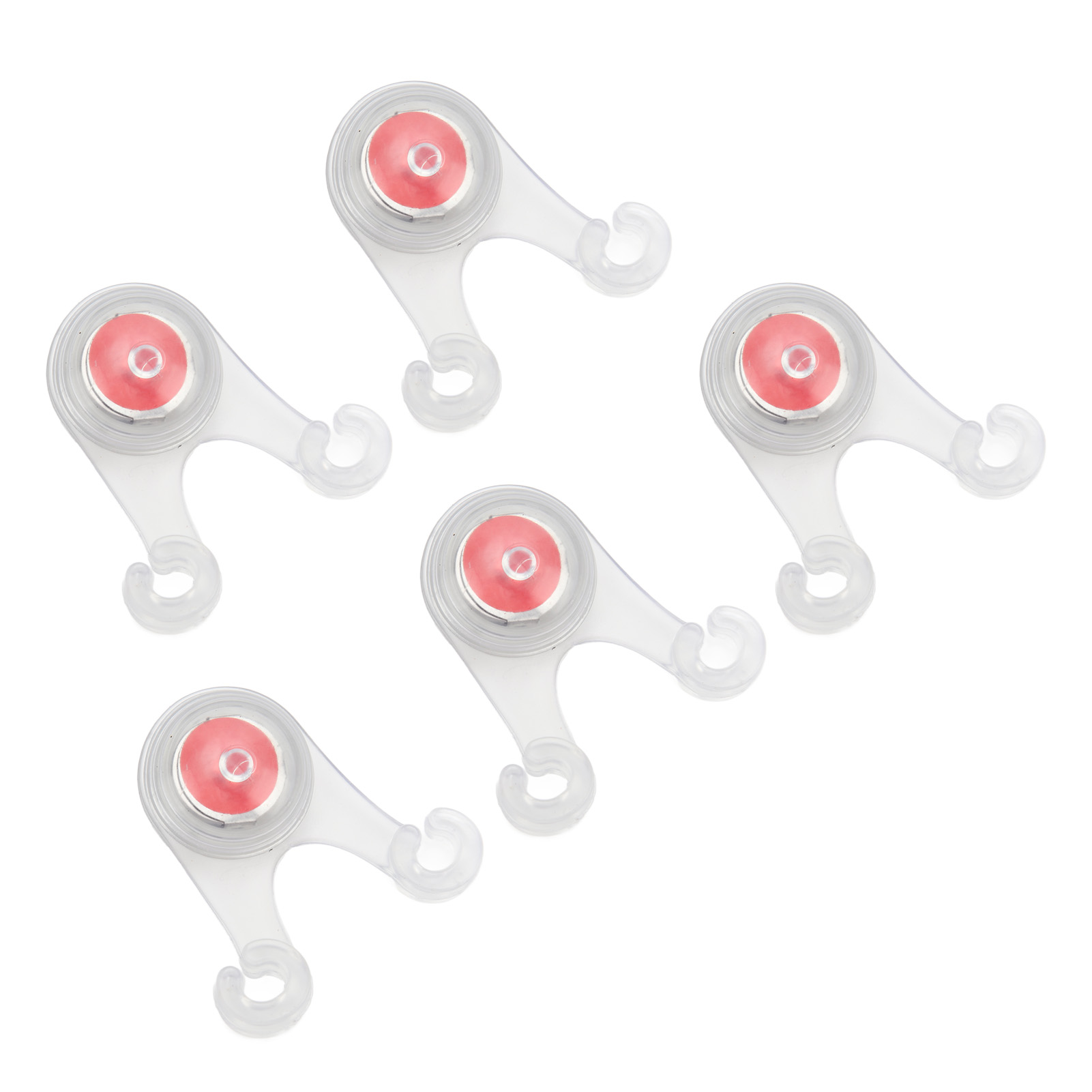 Set Mit 5 Led-sicherheitsleuchten Für Camping, Zelt- Und Markisendekoration, Rotes Signallicht