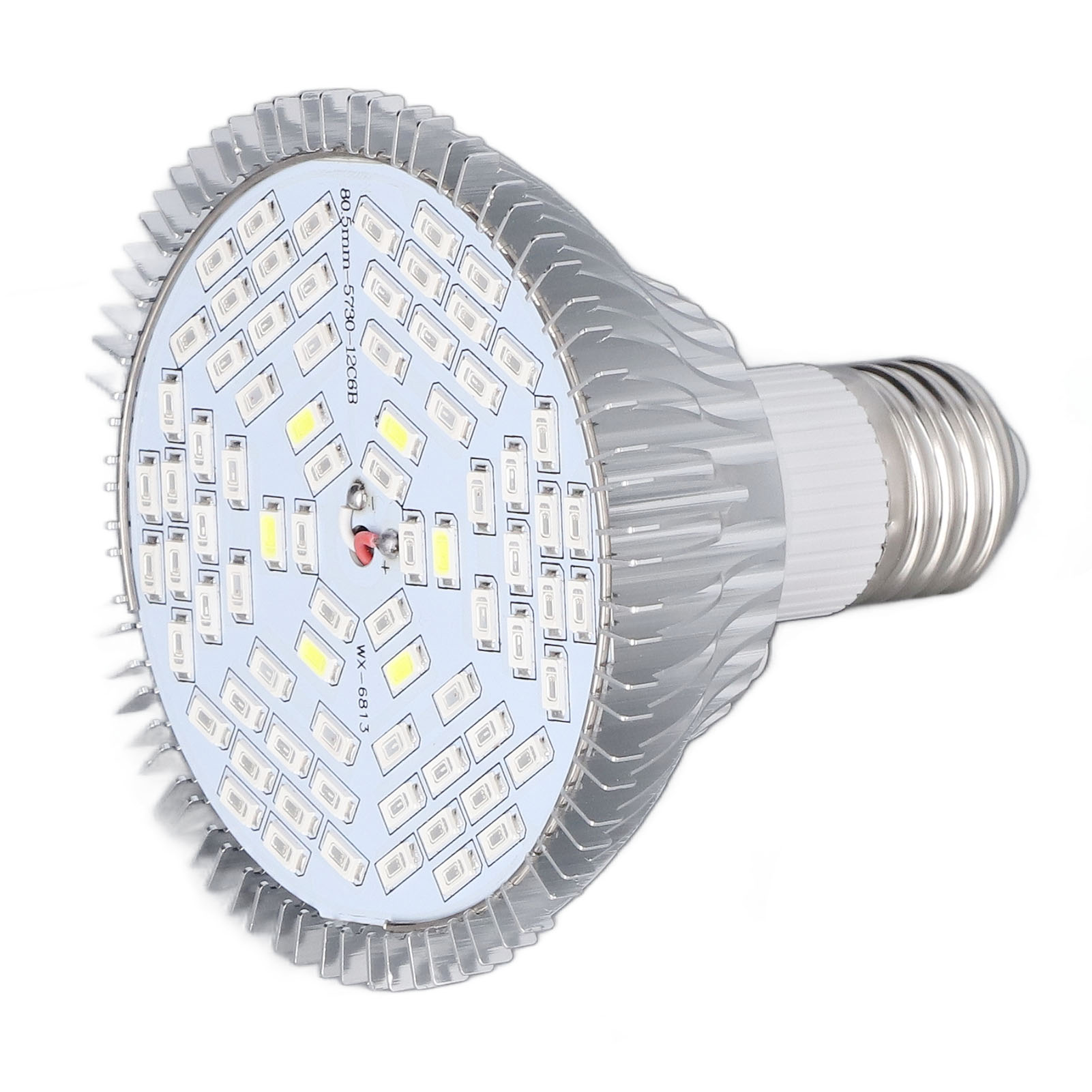 E27 Led-pflanzenlampe, Geringer Energieverbrauch, Vollspektrum, 50 W, 78 Leds, Pflanzenlampe 85–265 V, Geringe Wärmeentwicklung