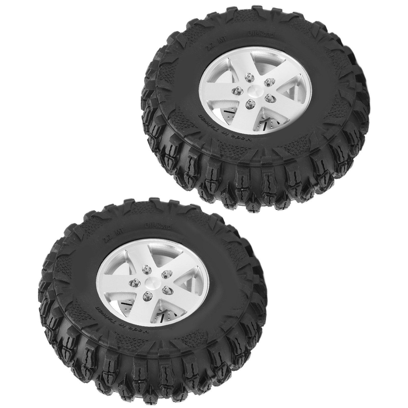 Rc 2,2-zoll-gummireifen Für Crawler, 125 Mm/4,9 Zoll Durchmesser, Kompatibel Mit Trx4 Hsp Axial Scx10 D90