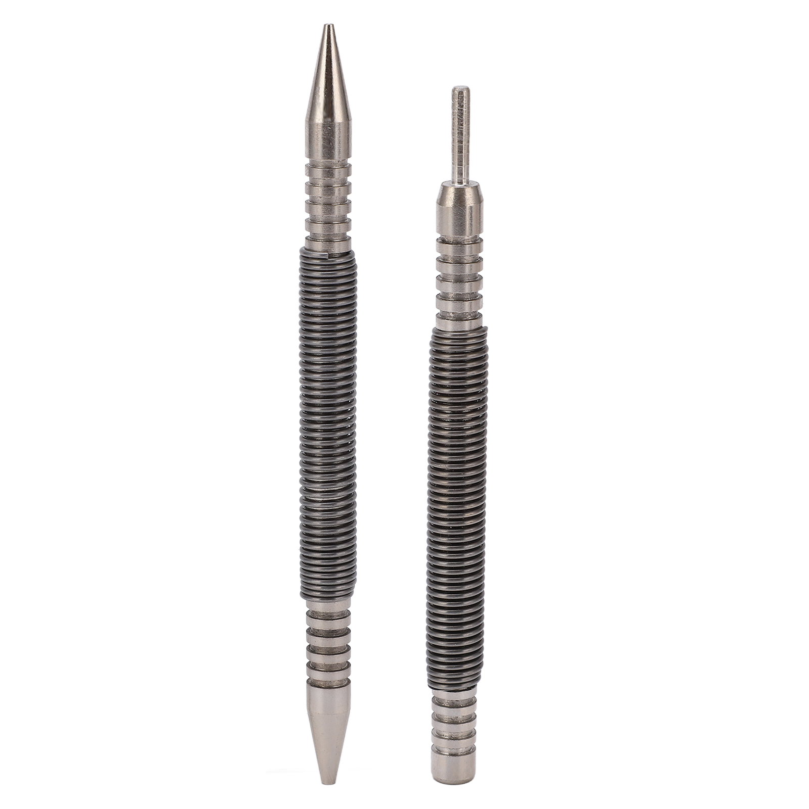 Set Aus 2 Scharnierstiftaustreibern, Integrierte Feder, Kohlenstoffstahl, 3500 Psi Schlagkraft, Doppelseitig, Nagelaustreiber-set