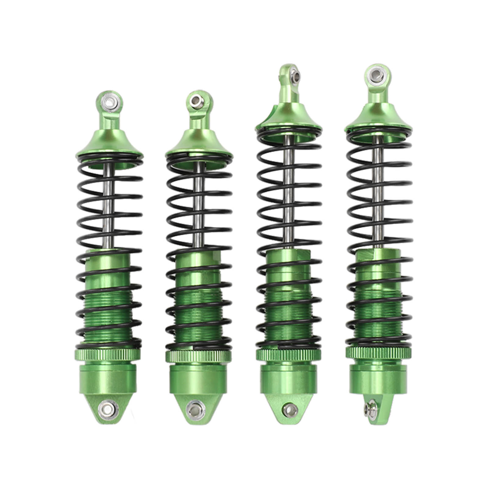 4-teiliges Set Kompletter Stoßdämpfer Aus Aluminiumlegierung Für Vorder- Und Hinterachse Des Arrma Senton 1/10 Rc-cars, Grüne Farbe