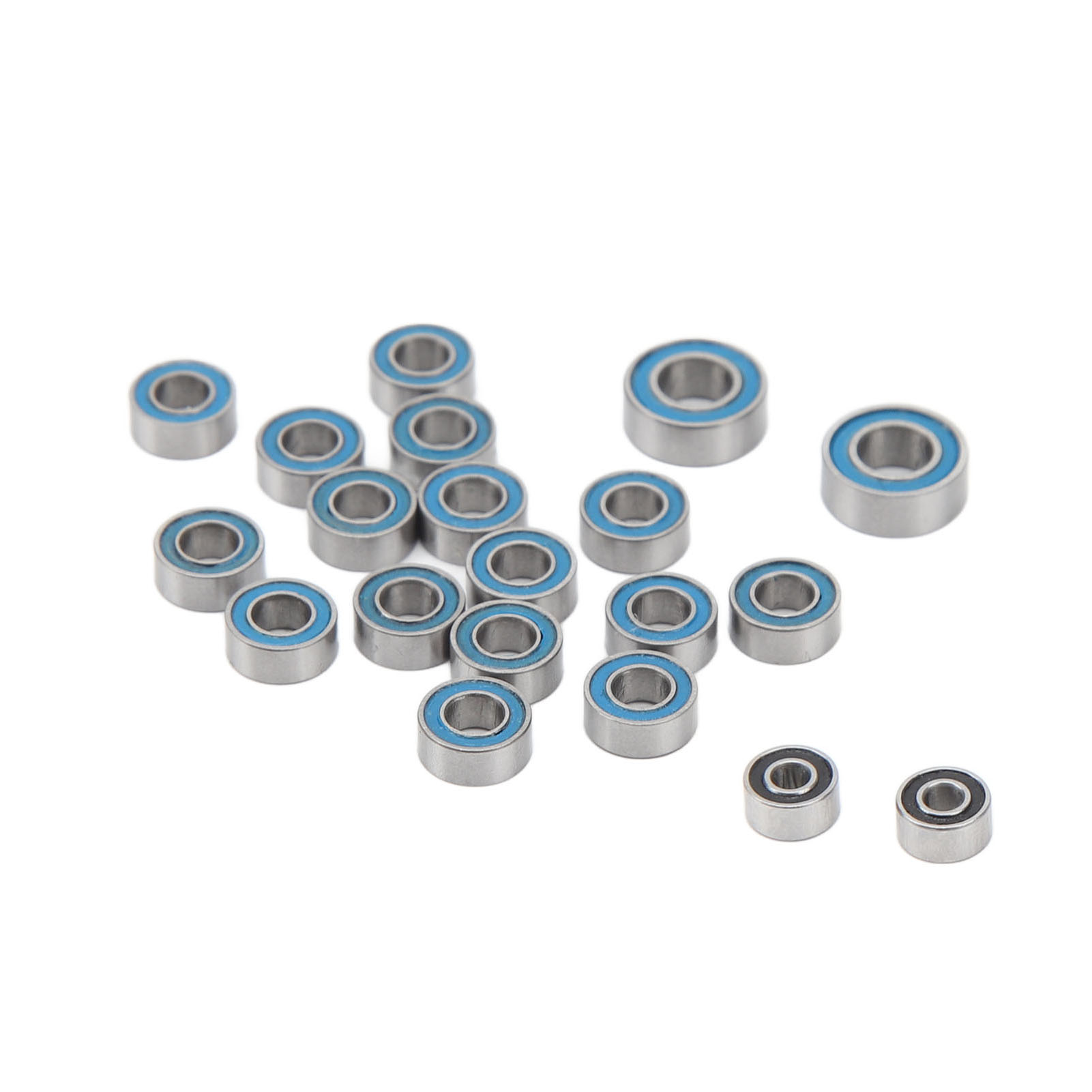 20-teiliges Rc-stahlkugellager-set Für Radnaben, Doppelte Gummidichtung Für Axial 1/24 Scx24