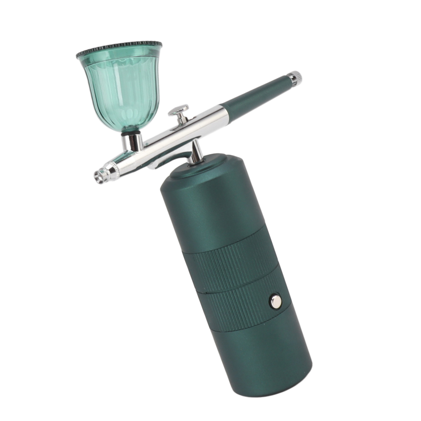 Mini-airbrush-gerät Mit Kompressor Für Die Gesichtspflege, Nano-nebel-wasserstoffperoxid-sprühgerät, Smaragdgrünes Gesichtssprühgerät
