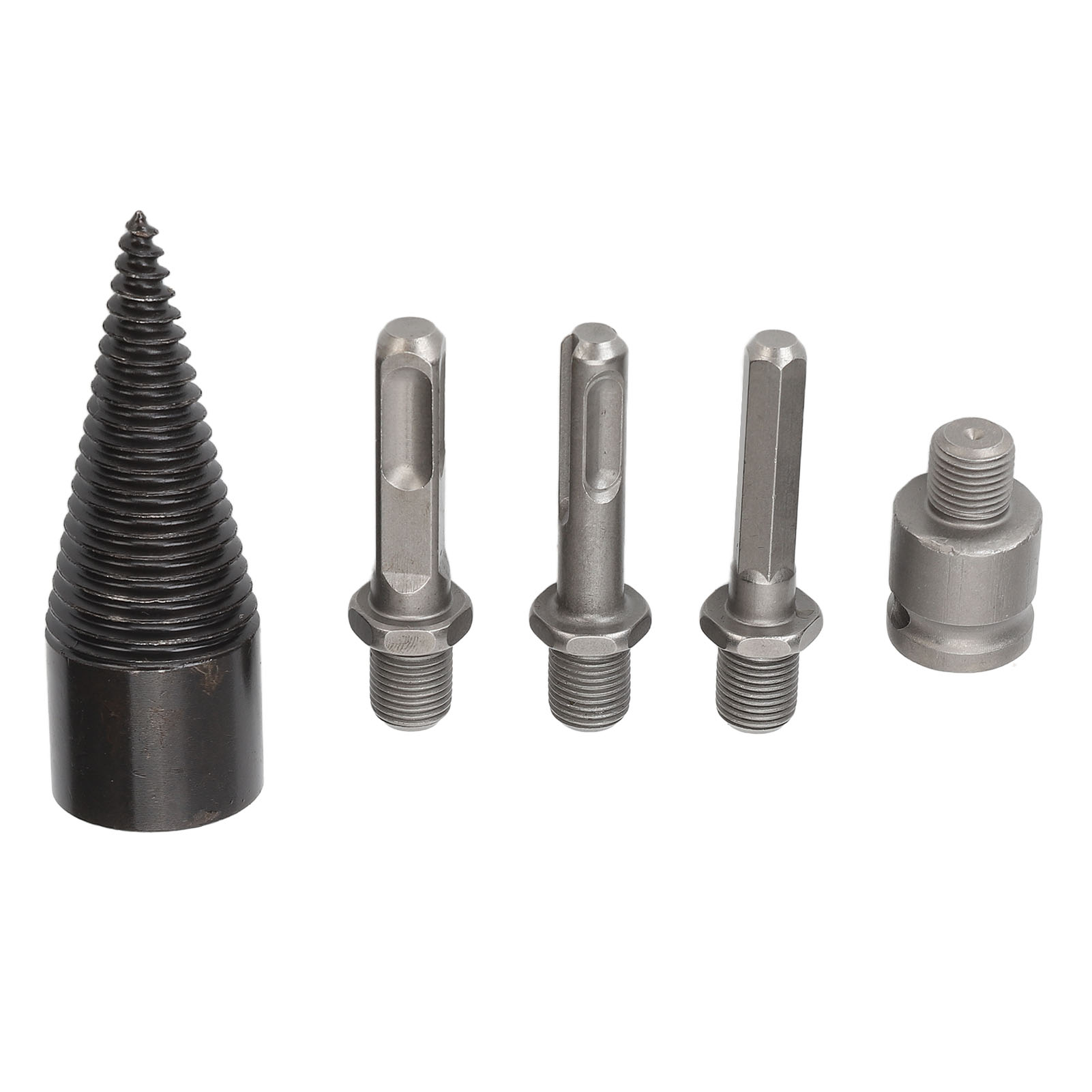 5-teiliges Holzspalter-set, Holzspalter Aus Stahl, Holzhäcksler, 32 Mm Abnehmbar