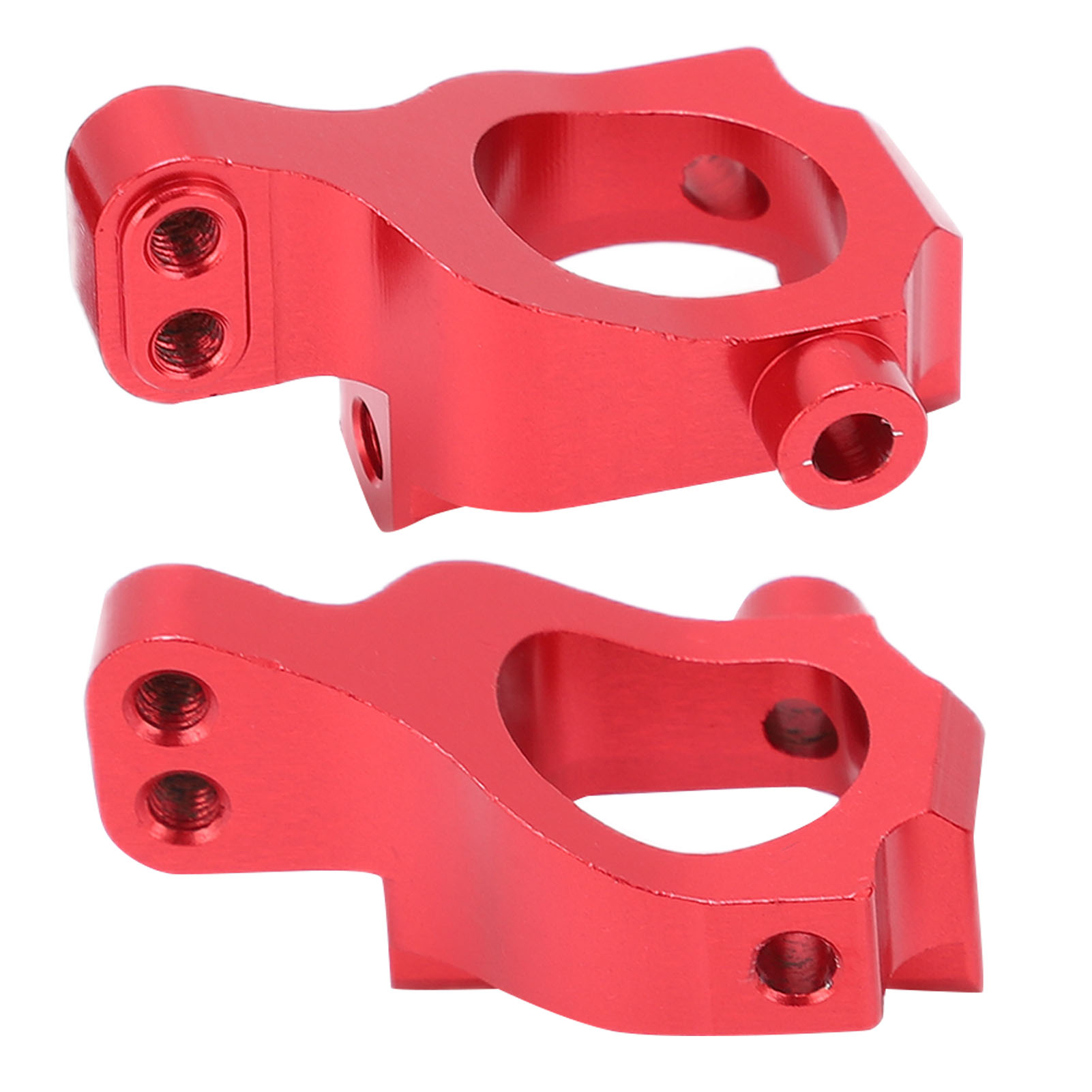 2x Hochleistungs-c-block-radhalterungen, Einfach Zu Montieren, Robust, Langlebig, Rc-zubehör Für Losi 22s, Rot
