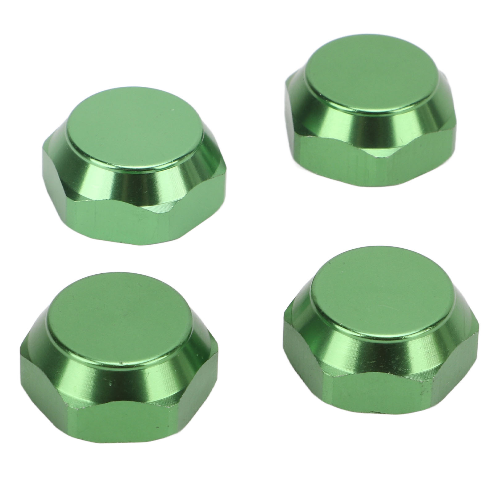 Staubdichte 17-mm-sechskantmuttern Aus Aluminiumlegierung Für 1/8-rc-cars, Ersatzteile, Grün