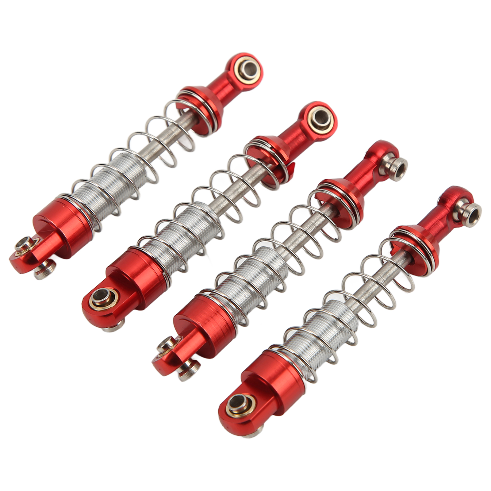 Paar 60-mm-aluminium-stoßdämpfer, Rc-teile Für Wpl C14 C24 Mn D90 99s, Rot