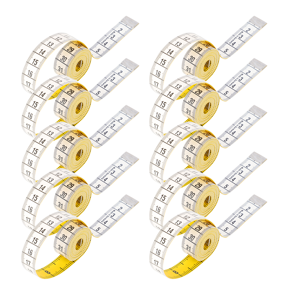 10-teiliges Maßbandset, Flexibles Pu-maßband, 150 Cm/60 Zoll, Vielseitig Einsetzbar