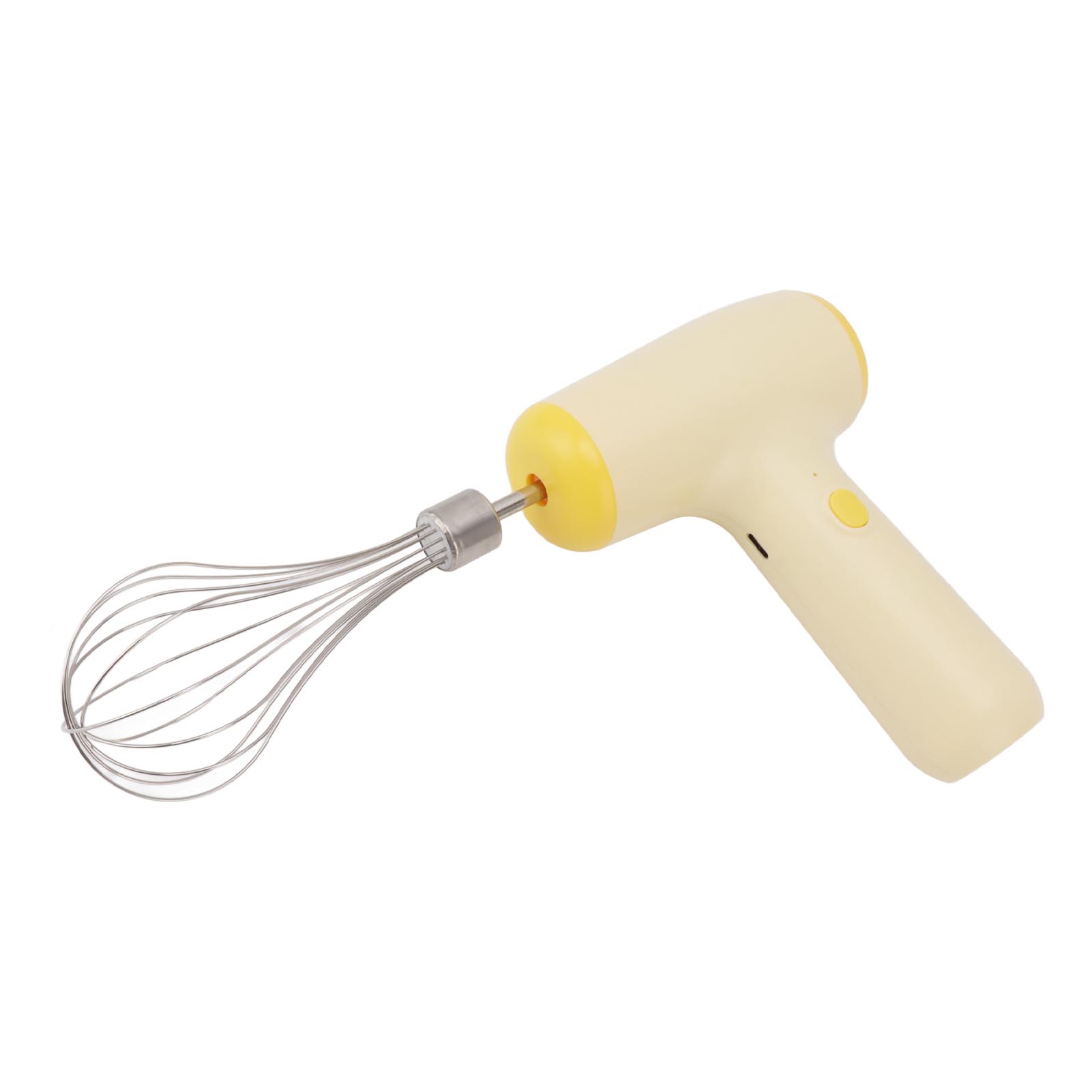 Mini-akku-handmixer Mit 5 Geschwindigkeitsstufen, Beige