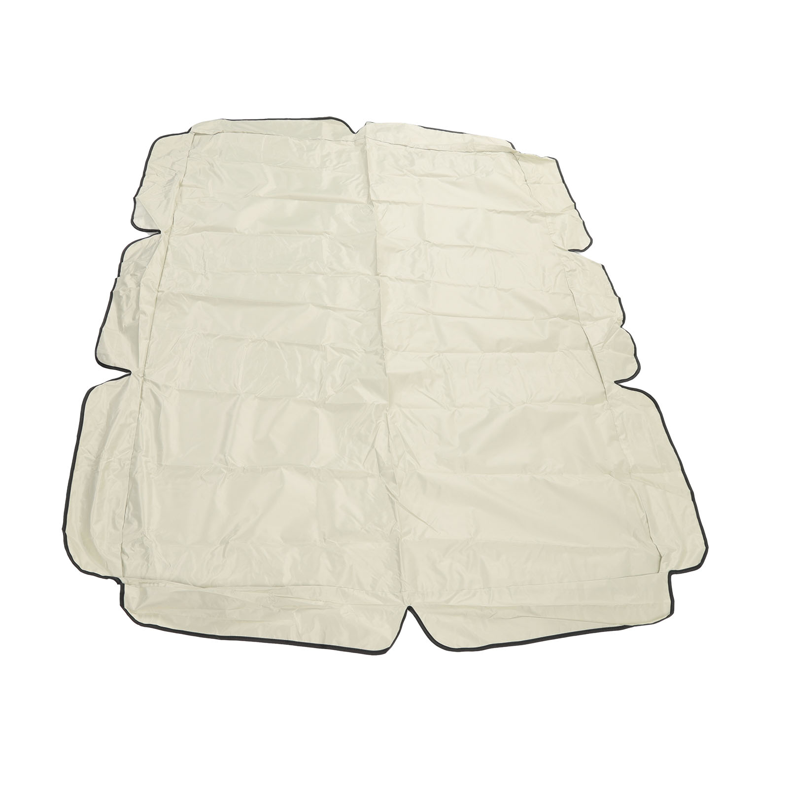 Wasserdichte Ersatzabdeckung Für Gartenschaukel, Silberbeschichtetes 420d Oxford-gewebe, Schaukelpavillon Für Terrasse Und Garten, Beige
