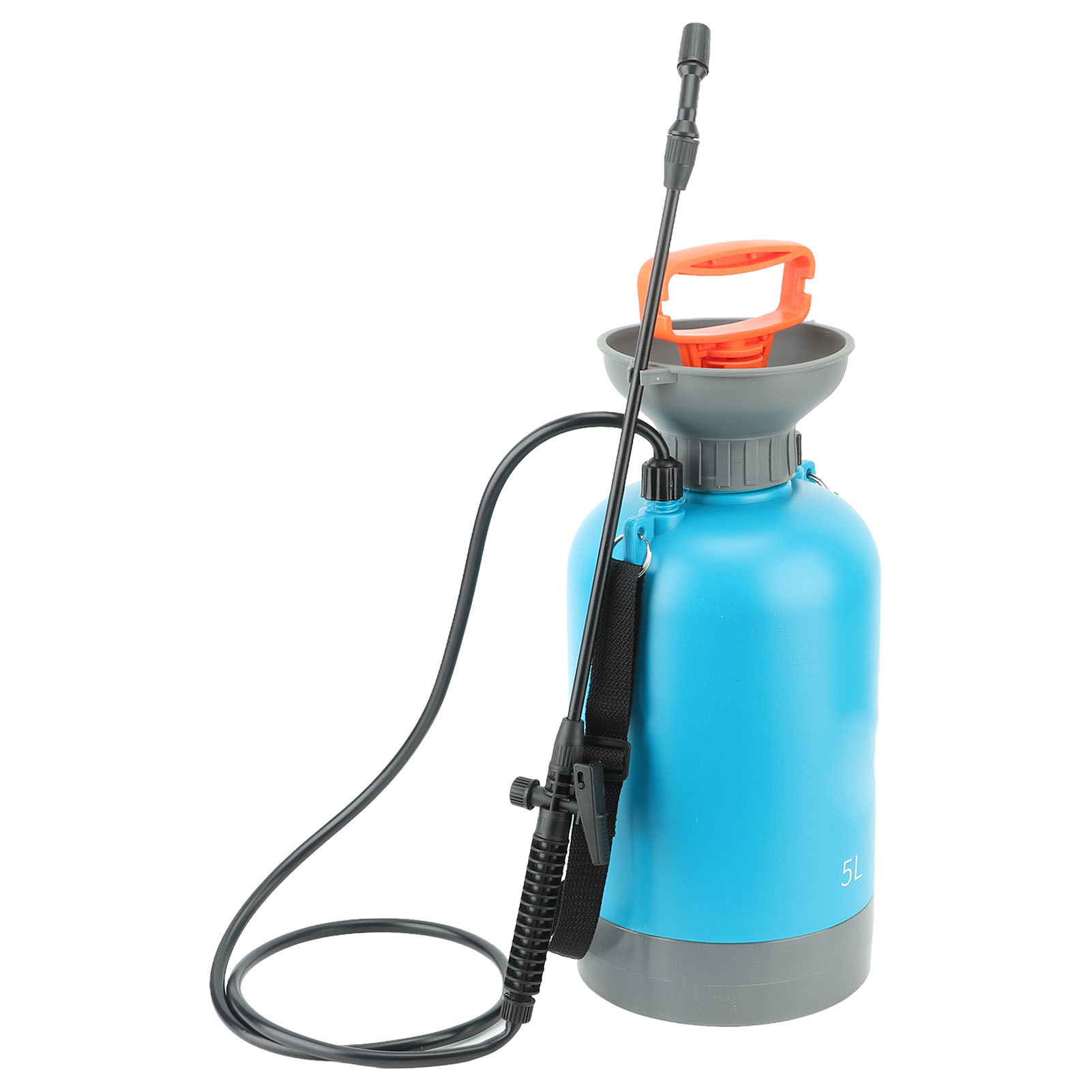 5-liter-drucksprühgerät, Blau, Für Garten, Park Und Rasen, Großes Fassungsvermögen, Tragbar Und Robust