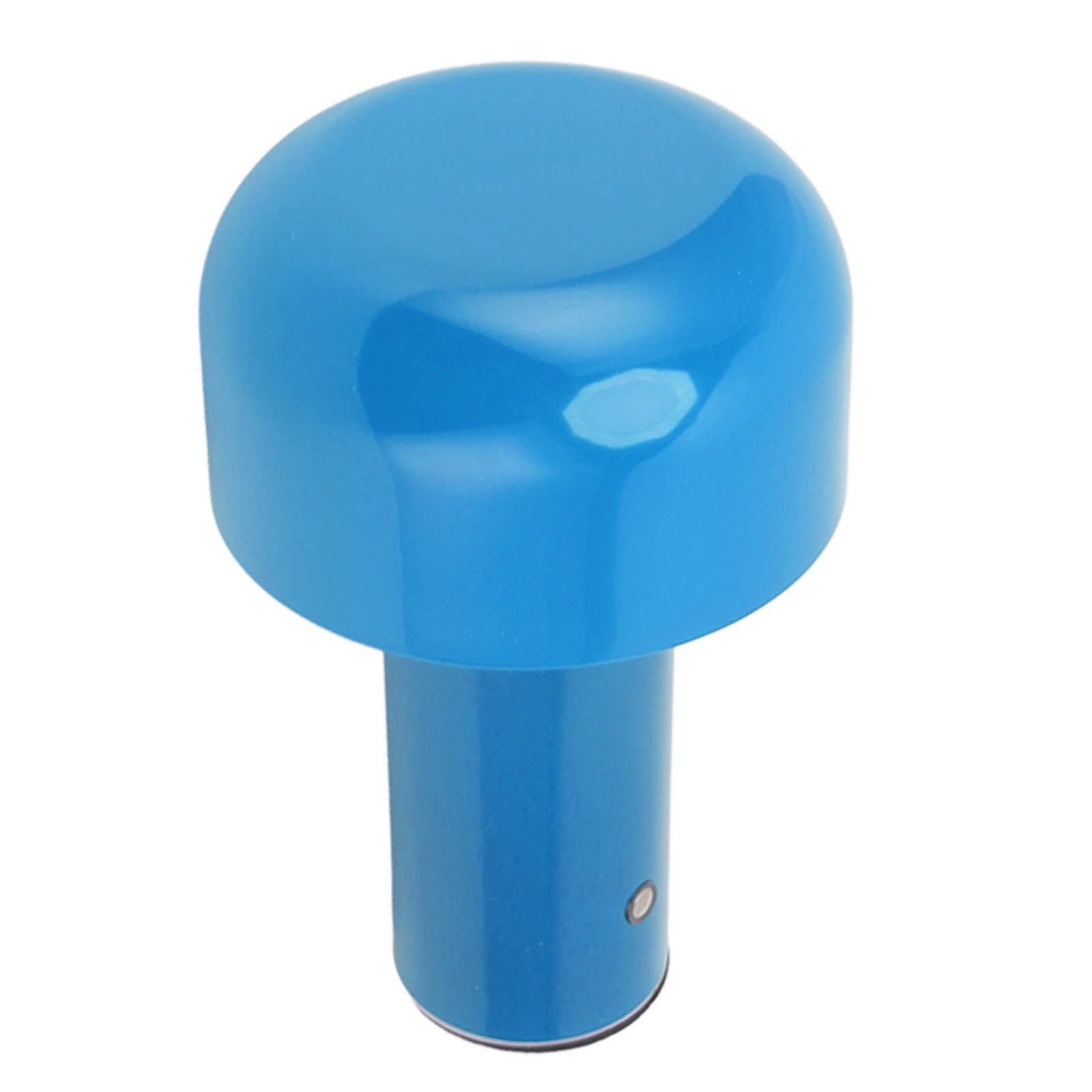 Pilzförmige Led-schreibtischlampe, Usb-aufladbar, 3 Farbtemperaturen, Berührungsempfindliche Tischleuchte Für Restaurants Und Arbeitszimmer, Blau