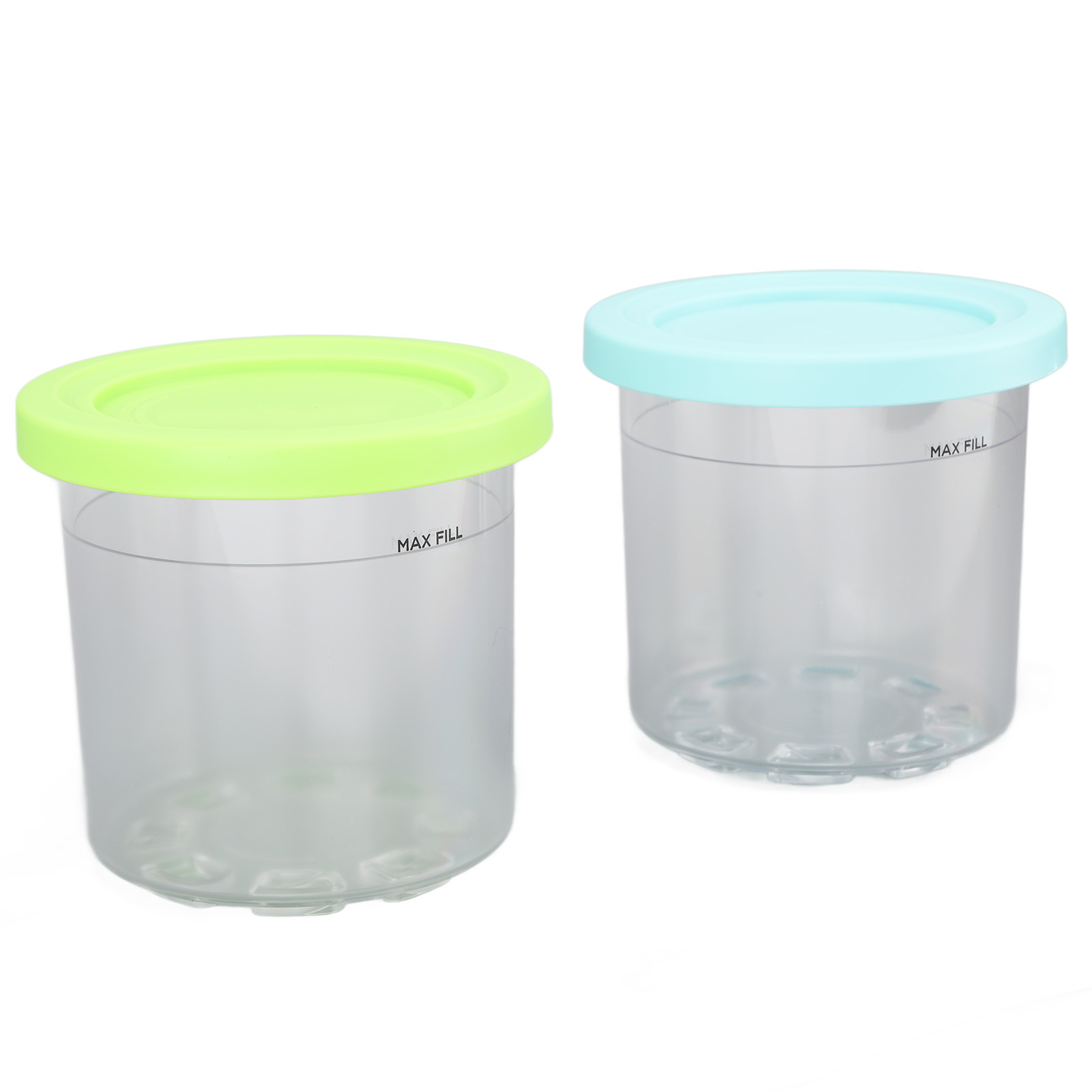 Stück 600-ml-becher Für Eiswürfel, Aufbewahrungsbehälter Für Ninja Nc299amz Nc300s, Blau Und Grün