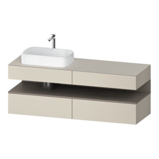 Duravit Waschtischunterschrank Qatego 160x55x60cm, ba m/ta m, Pl, B l, B