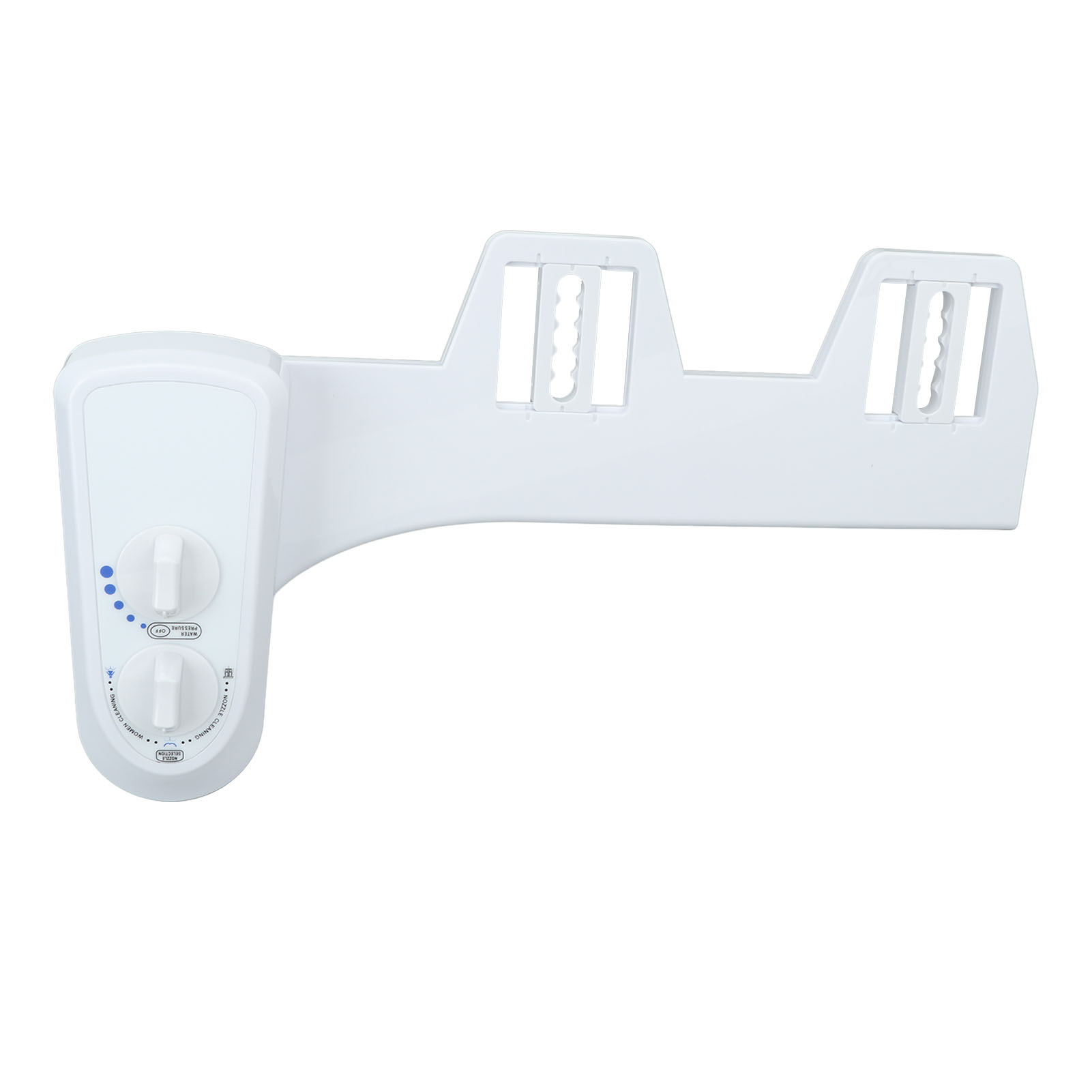 Wandbidet, Zwei Selbstreinigende Düsen, Einstellbarer Wasserdruck, Kaltwasser, Wc, Für Die Intimhygiene, 3/8 Zoll