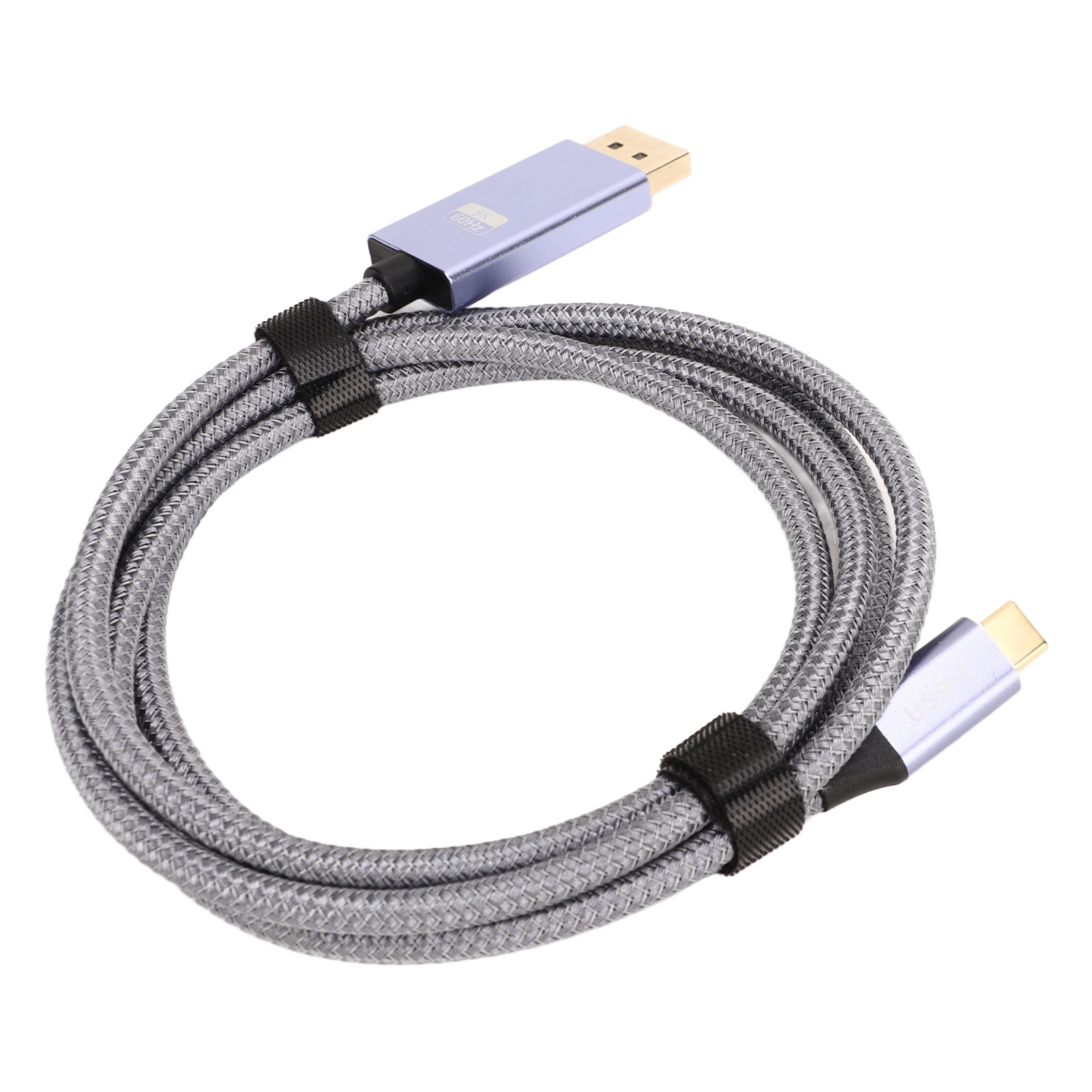 Usb-c-auf-displayport-1.4-hd-kabel, 1,5 M (4,9 Ft) Für Laptop, Smartphone, Monitor, Gleiches Display (dp Auf Typ C)