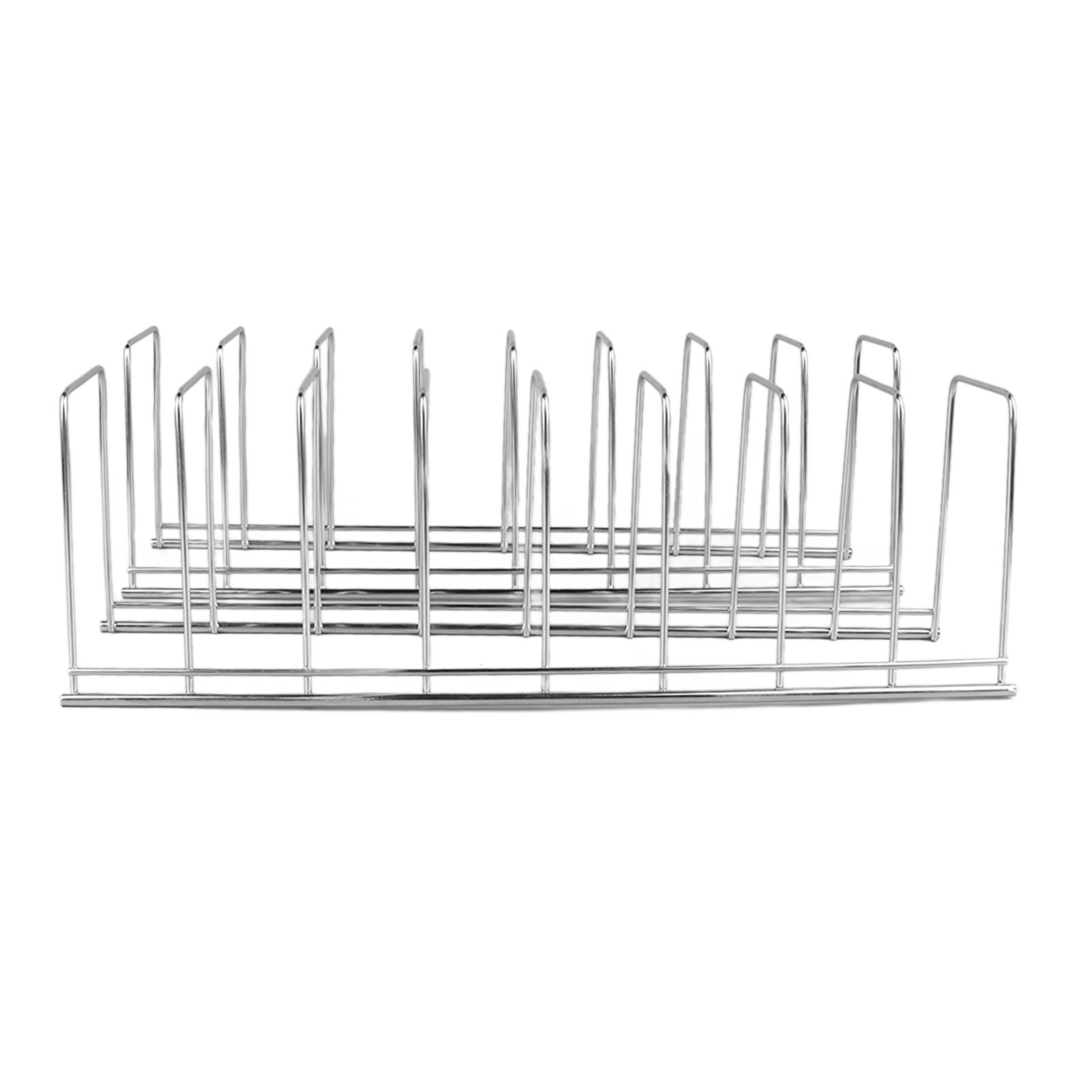 Topfdeckelhalter Aus Edelstahl, Küchenabtropfgestell, Ablage Für Schüsseln Und Teller Auf Der Arbeitsplatte