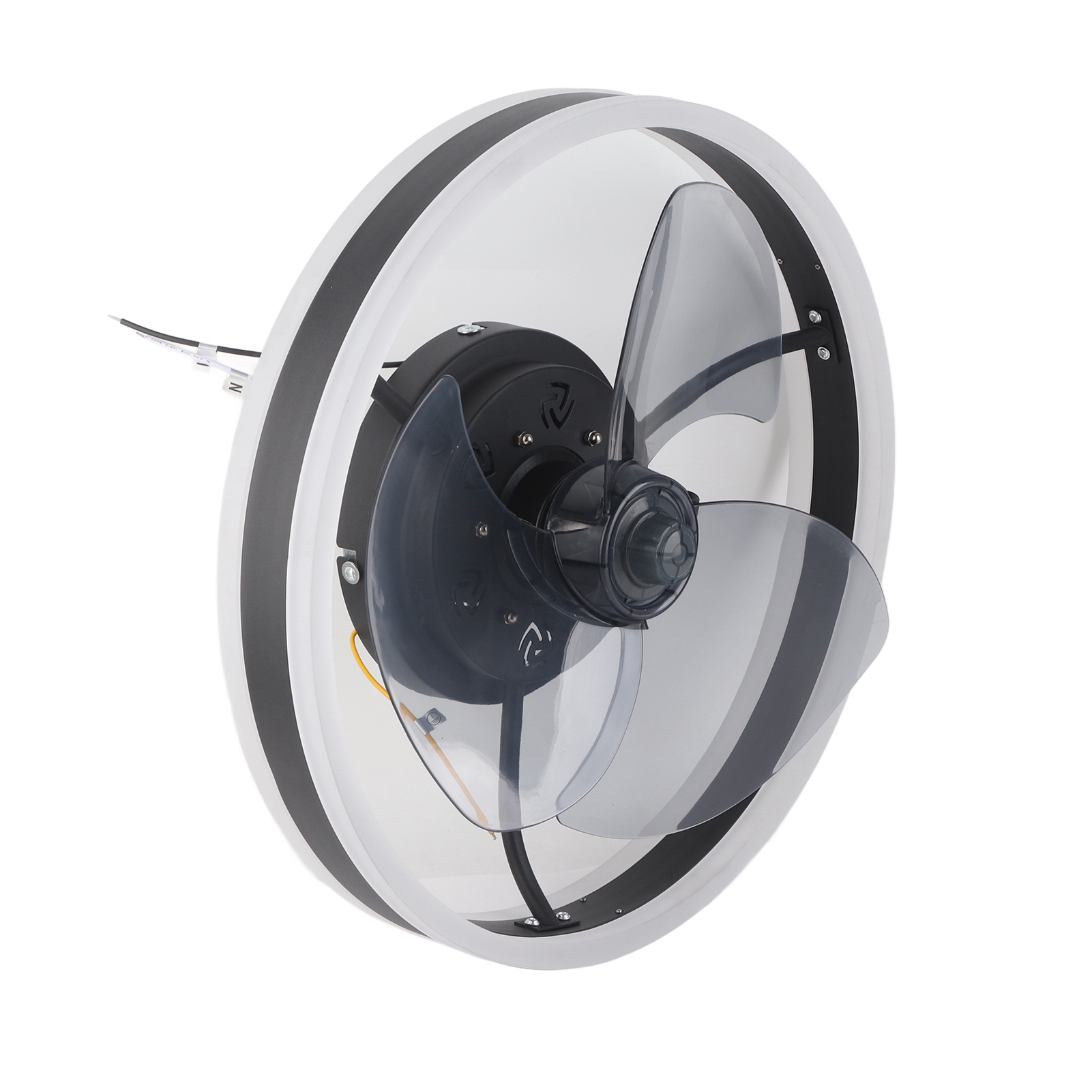 Beleuchteter Deckenventilator Mit 6 Geschwindigkeitsstufen, Fernbedienung, 3 Farben, Led-deckenleuchte Für Das Wohnzimmer, 110 V