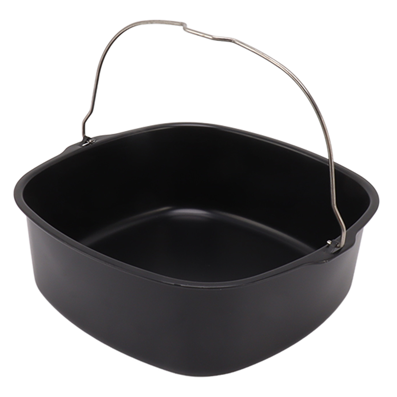 Kuchenform Für Fritteuse, Antihaftbeschichtetes Metallzubehör, Gebäckform Mit Griff, 20 Cm
