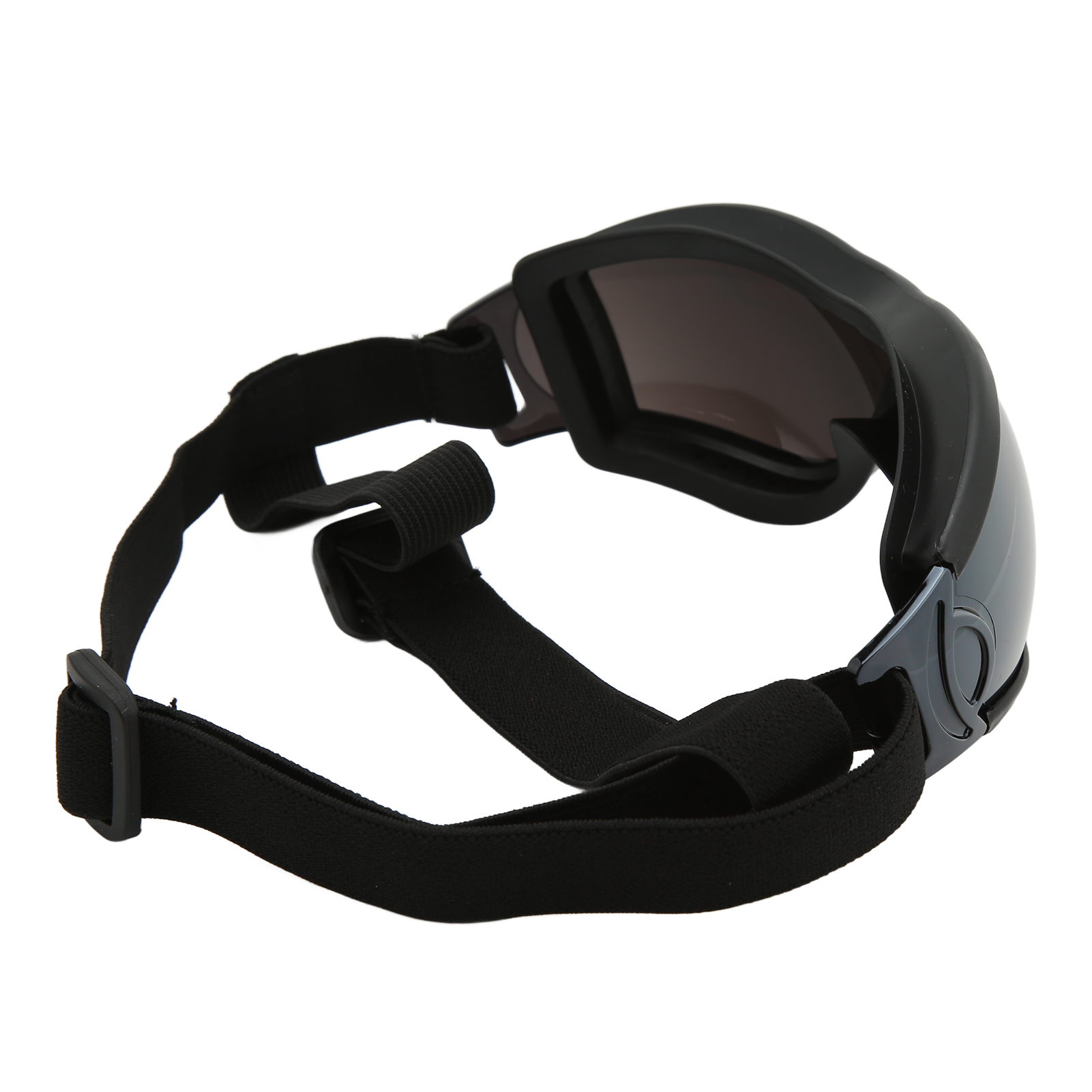 Schutzbrille Für Hunde, Winddicht, Wasserdicht, Uv-beständig, Beschlagfrei, Abriebfest, Langlebig, Für Große Hunderassen, Schwarzer Rahmen Und Silberne Gläser