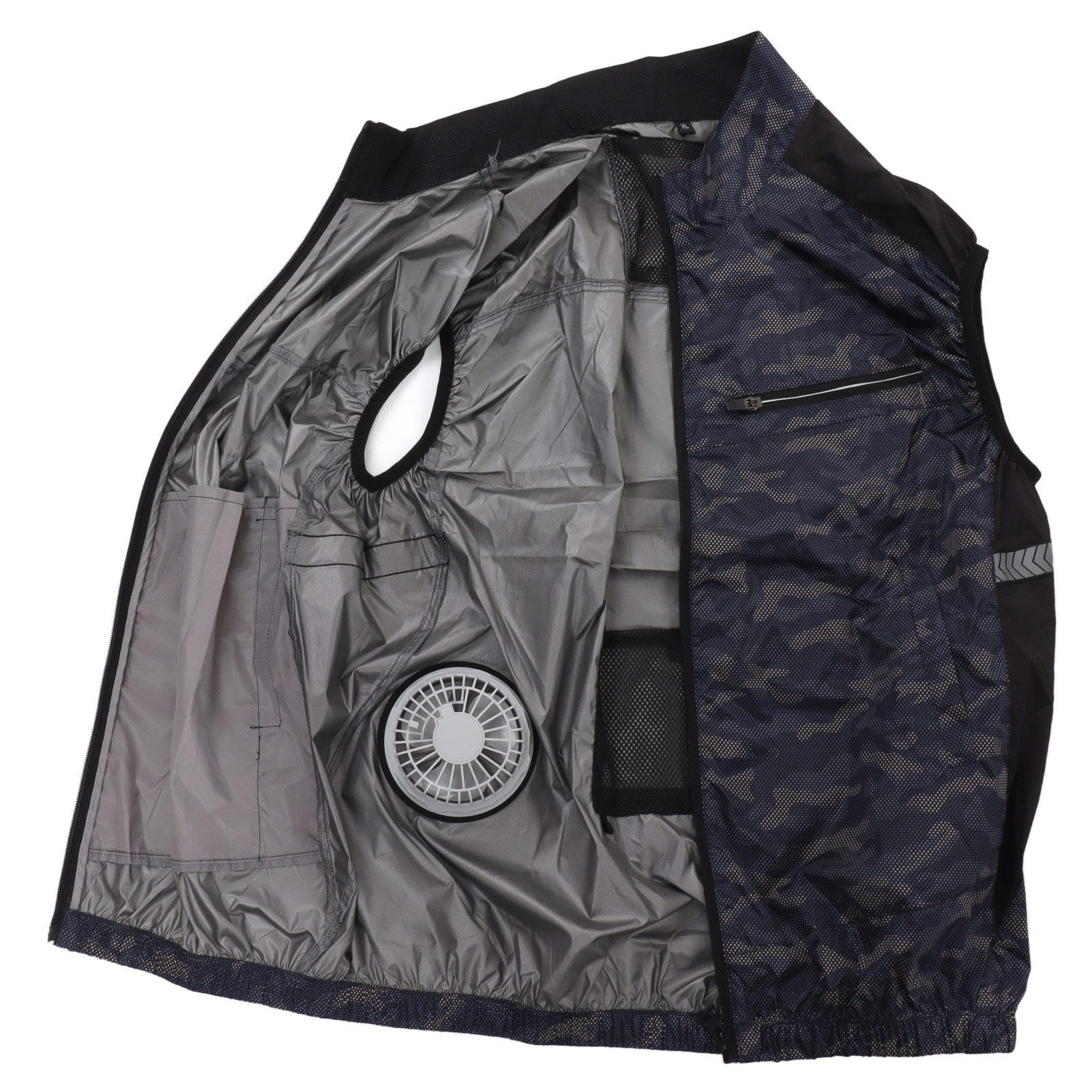 Kühlweste Mit Ventilator Für Herren In Xl, Klimatisierte Kleidung Für Arbeit, Angeln, Wandern Und Andere Outdoor-aktivitäten, Geeignet Für Eine Körpergröße Von 175 Cm.