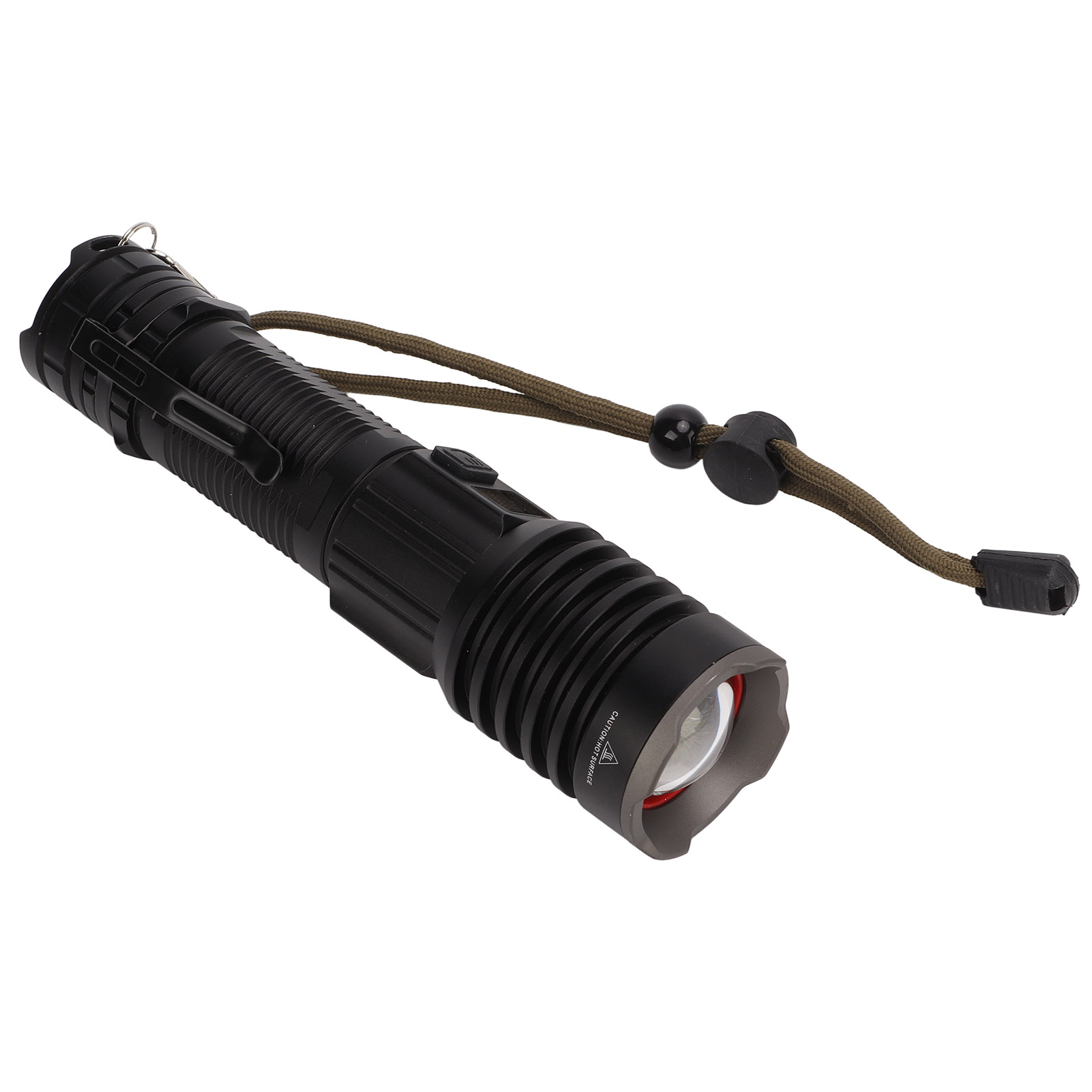 Wiederaufladbare Usb-led-taschenlampe, Wasserdicht (ipx4), Aluminiumlegierung, Mit Superhellem, Intelligentem Digitaldisplay Für Camping