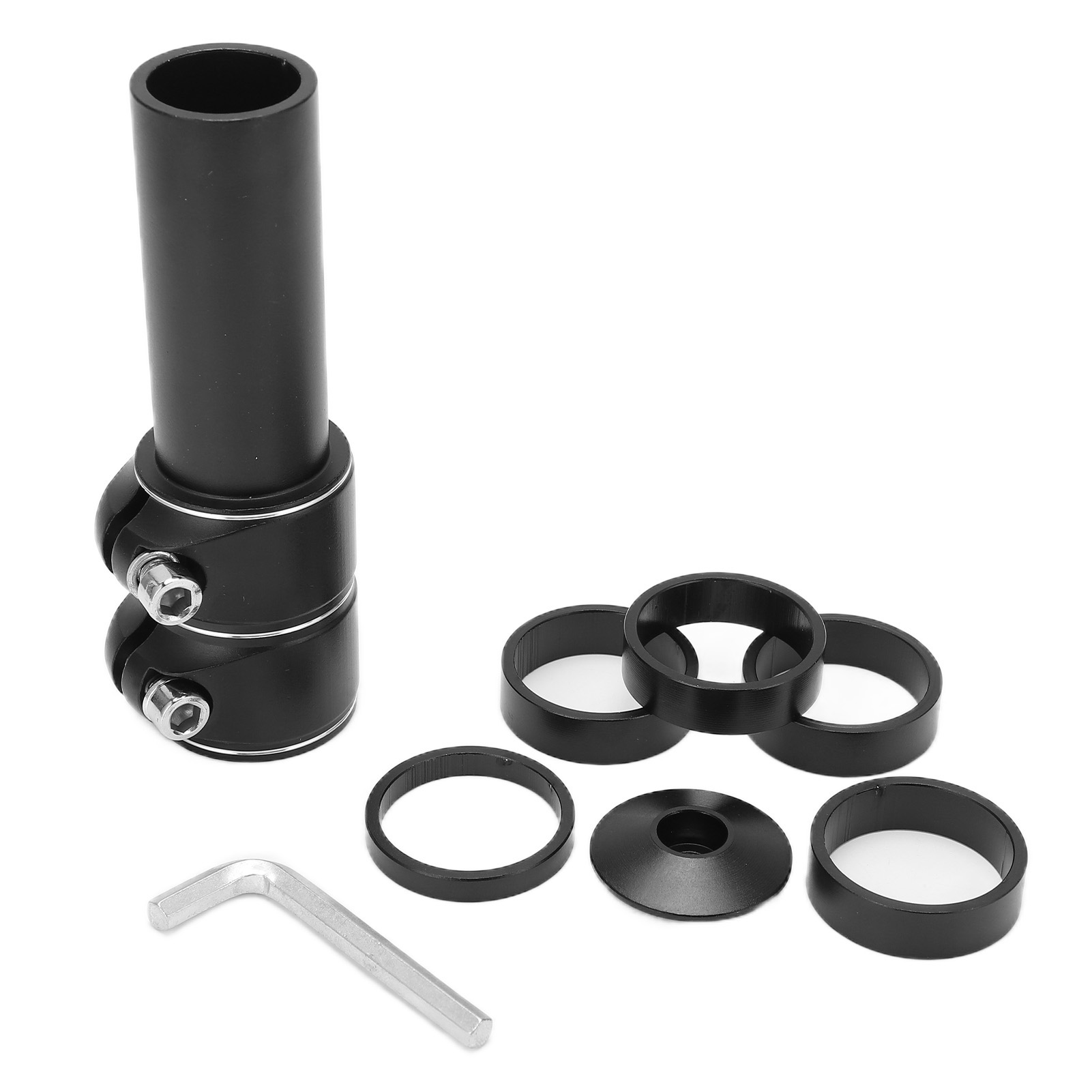 Lenkerhalterung Aus Aluminium, Vorbauverlängerung Mit Inbusschlüssel Für Mountainbikes Und Rennräder
