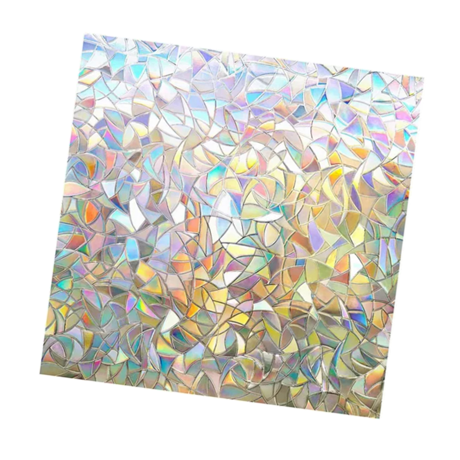 Dekorative Sichtschutzfolie Für Fenster, 45 X 200 Cm, 3d-regenbogeneffekt, Statisch Haftend