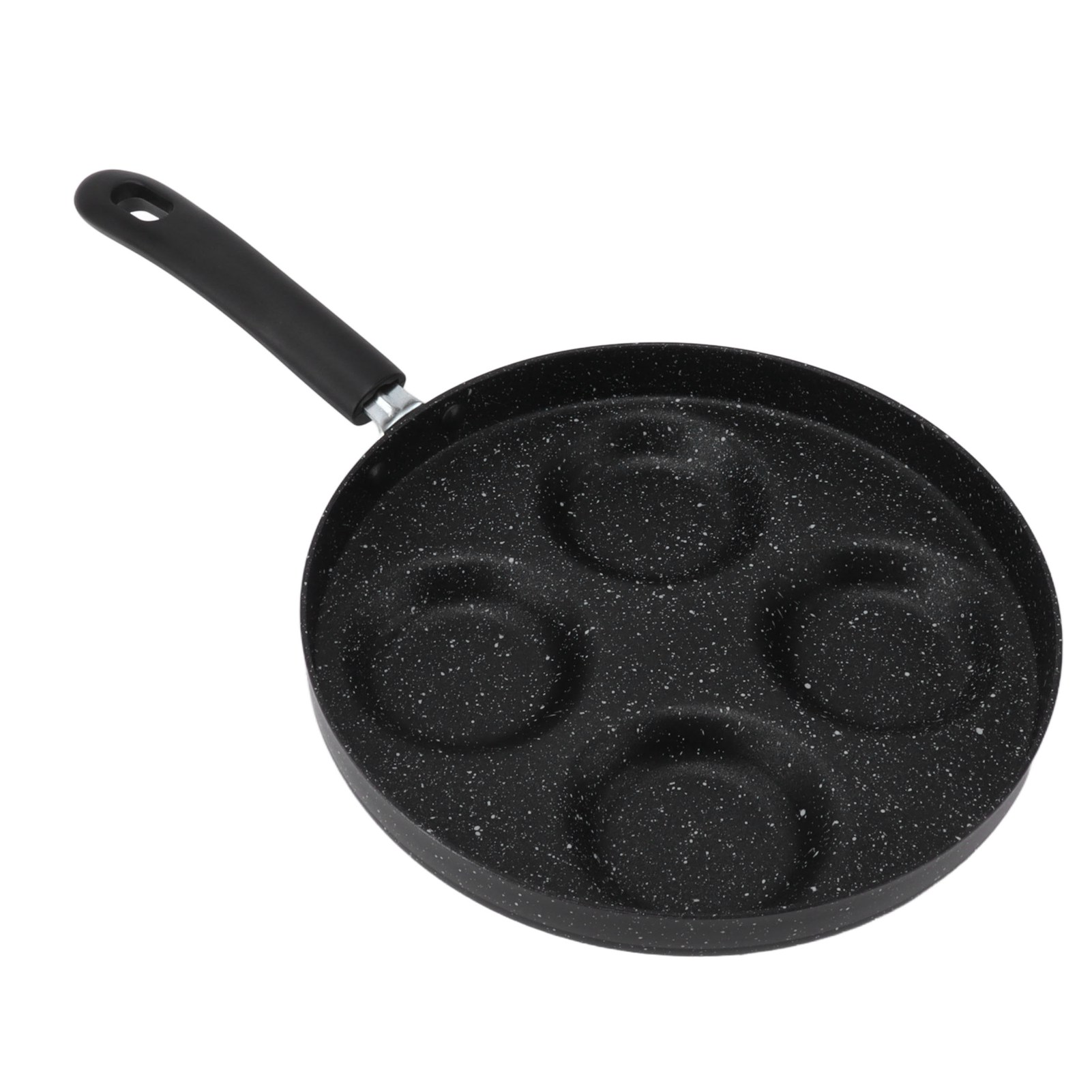 Antihaftbeschichtete Eierpfanne Mit 4 Fächern Für Eier, Steaks, Pfannkuchen Und Frühstück – Geeignet Für Induktion Und Gasherde