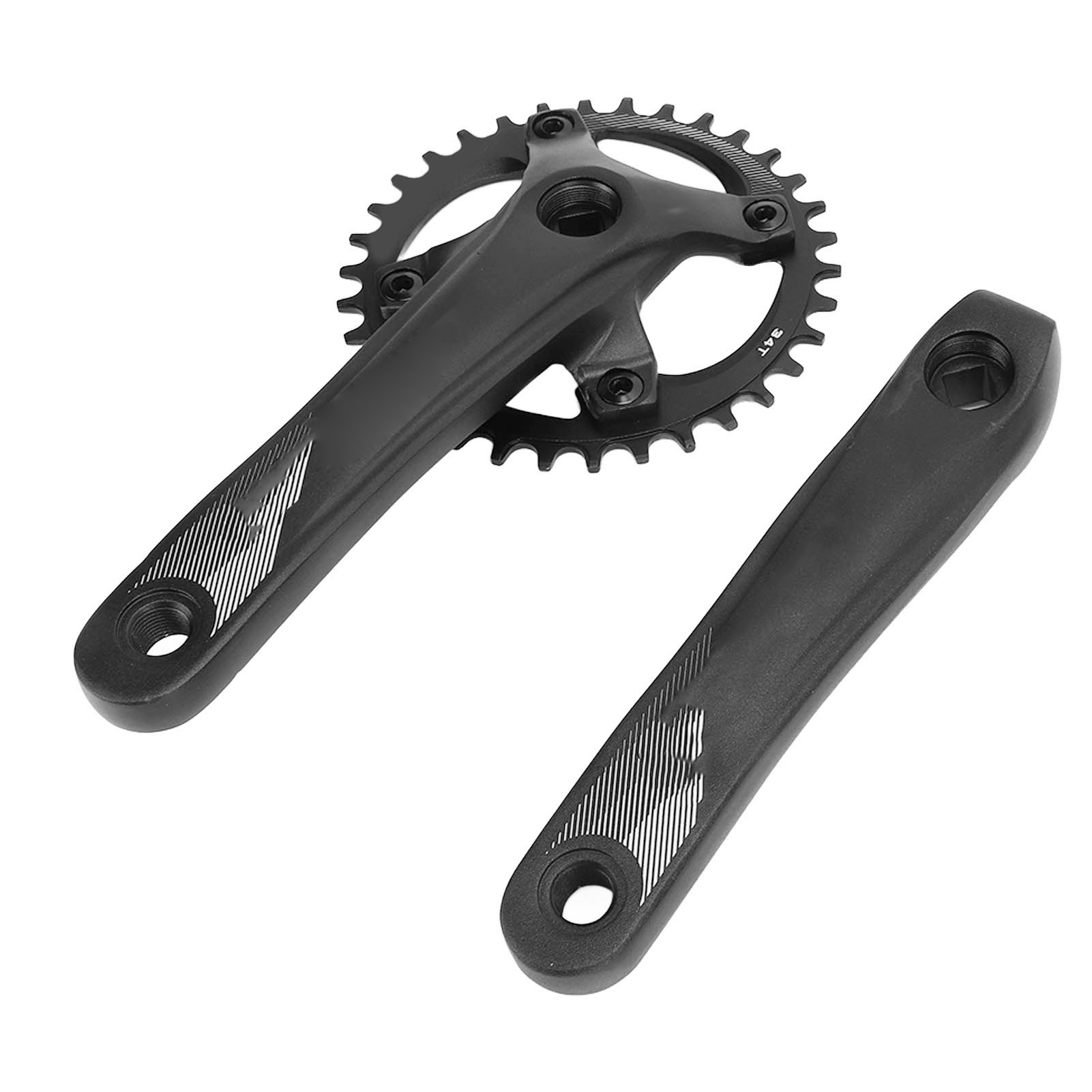 Bolany 34t 104 Bcd 7-12-fach Vierkantkurbelgarnitur Für Fahrräder - Tretlagerset Für Fahrradzubehör