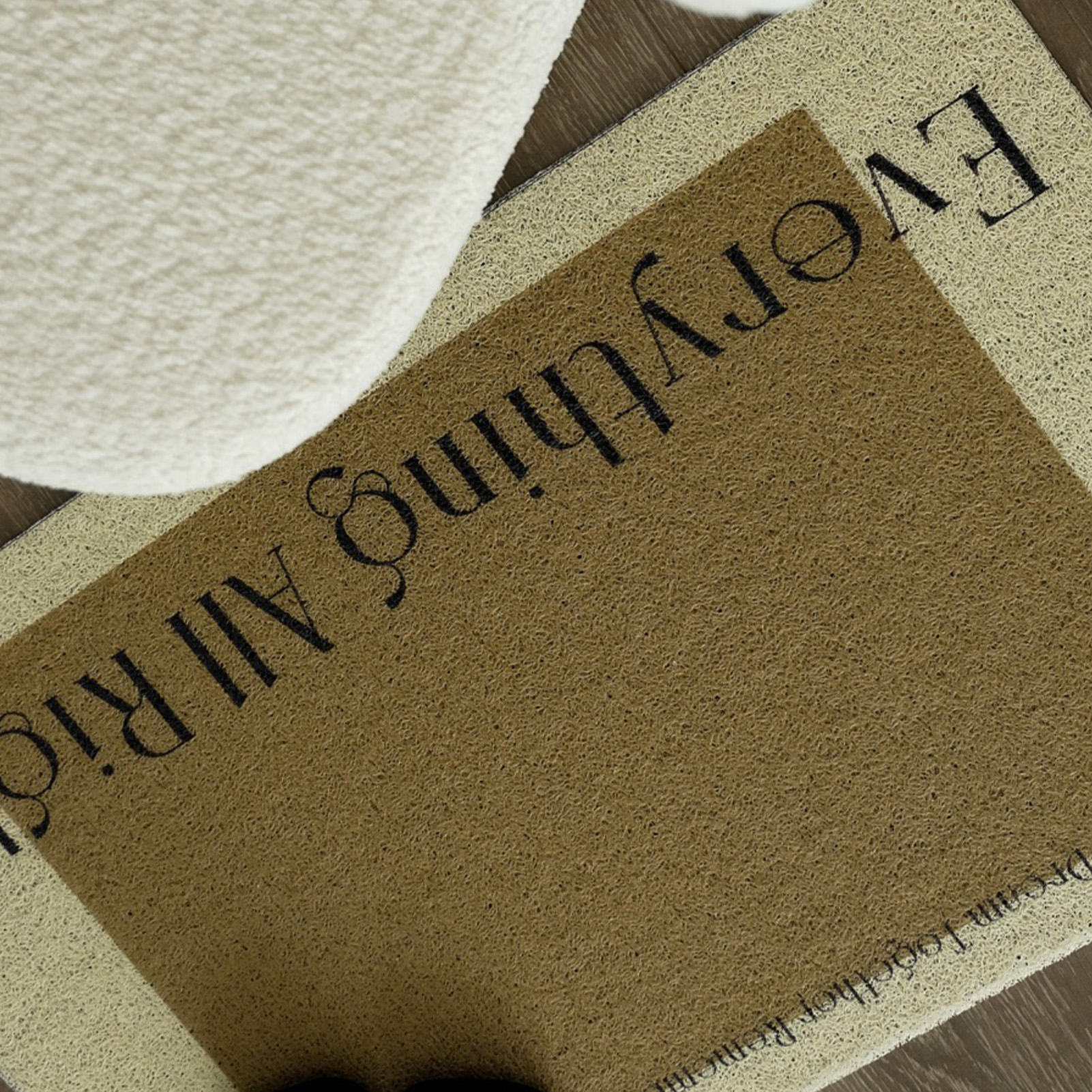 Strapazierfähige, Wasserabweisende, Rutschfeste Pvc-netzfußmatte Mit Schuhabstreifer, Zuschneidbar, Für Den Innen- Und Außenbereich Geeignet, Mehrfarbiges Set