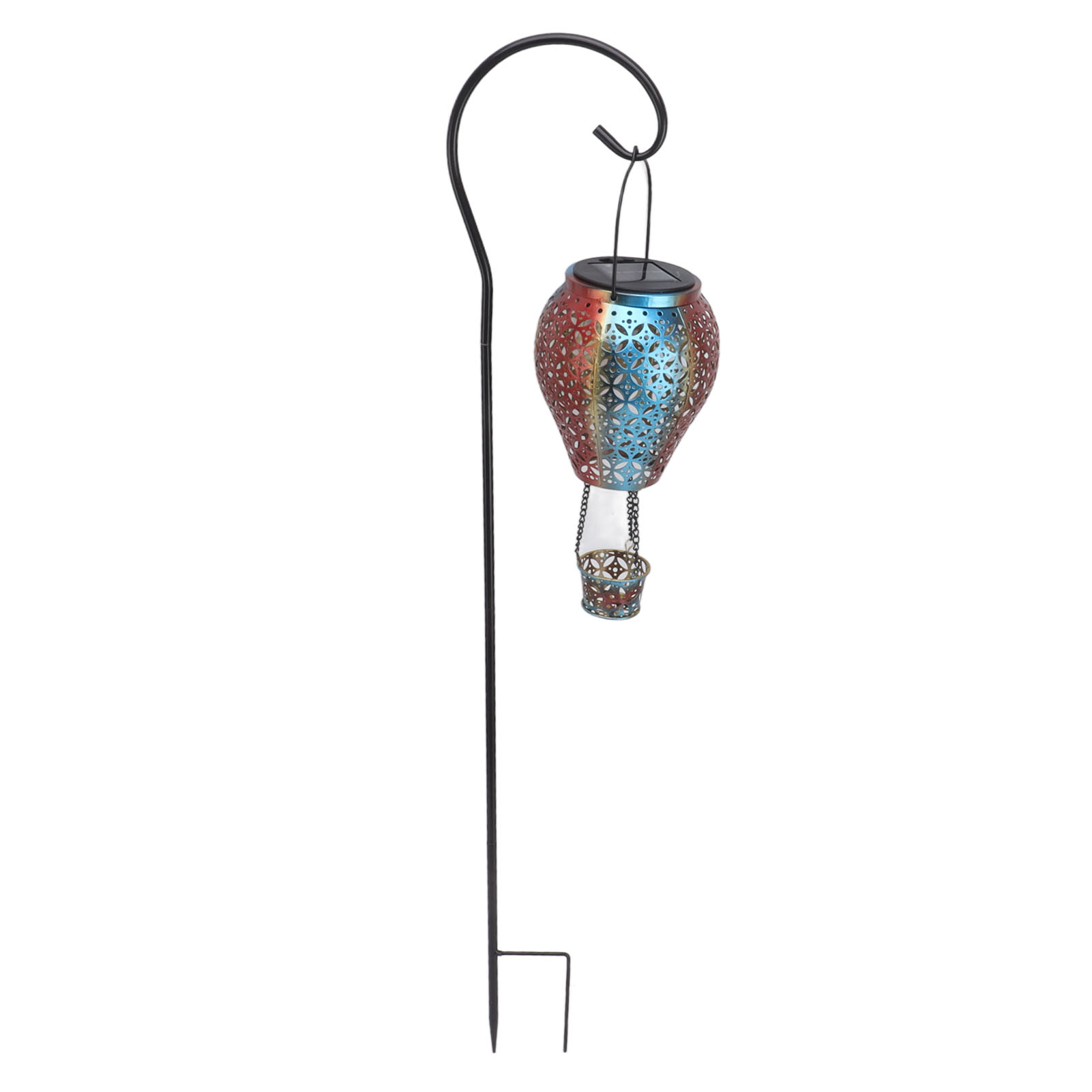 Retro-solar-hängelaterne Im Romantischen Hohlballon-stil, Warmes Solarlicht Für Garten, Camping Und Hinterhof