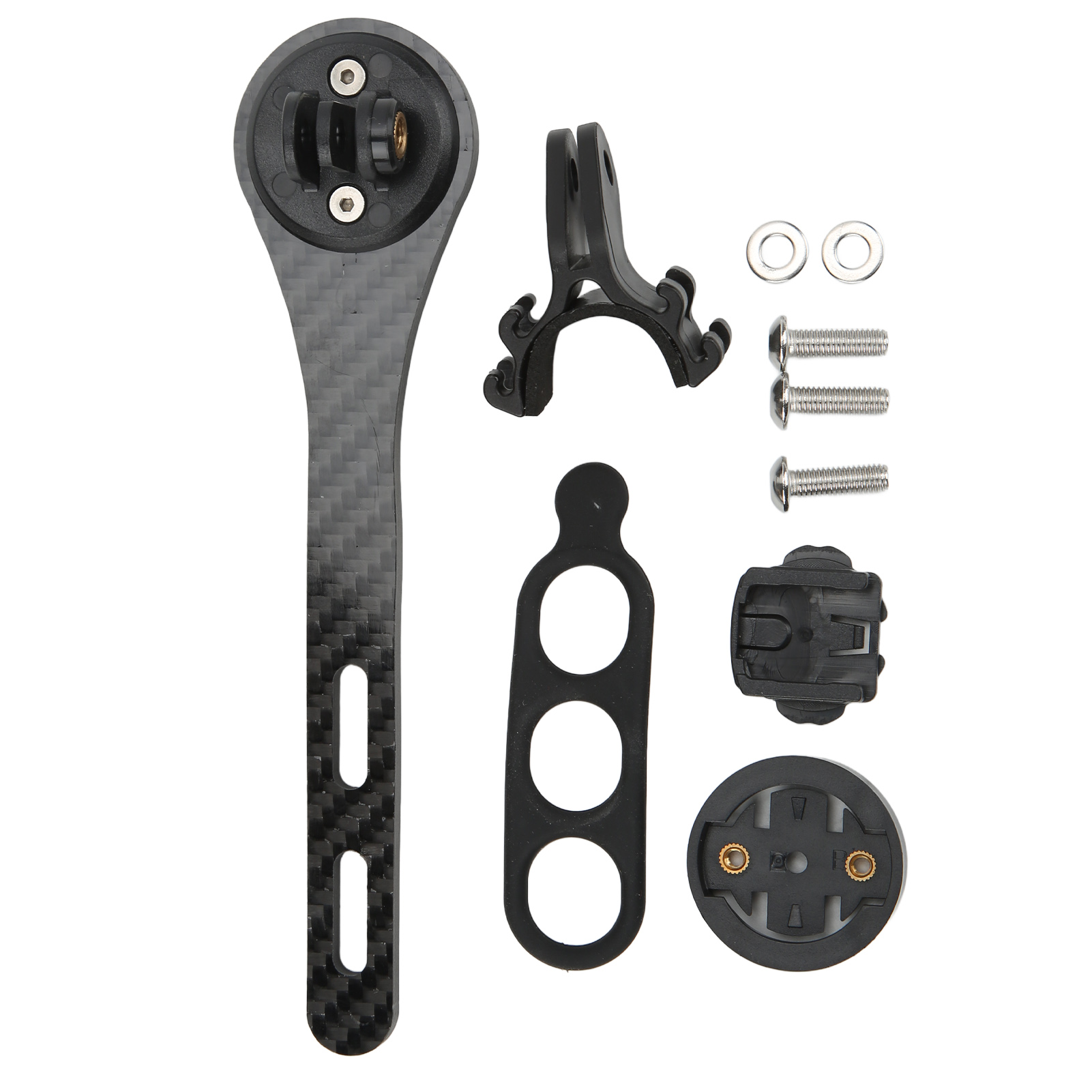 Integrierte Fahrradcomputerhalterung Am Vorbau, Carbon Und Aluminium, Fahrradlenkerhalterung
