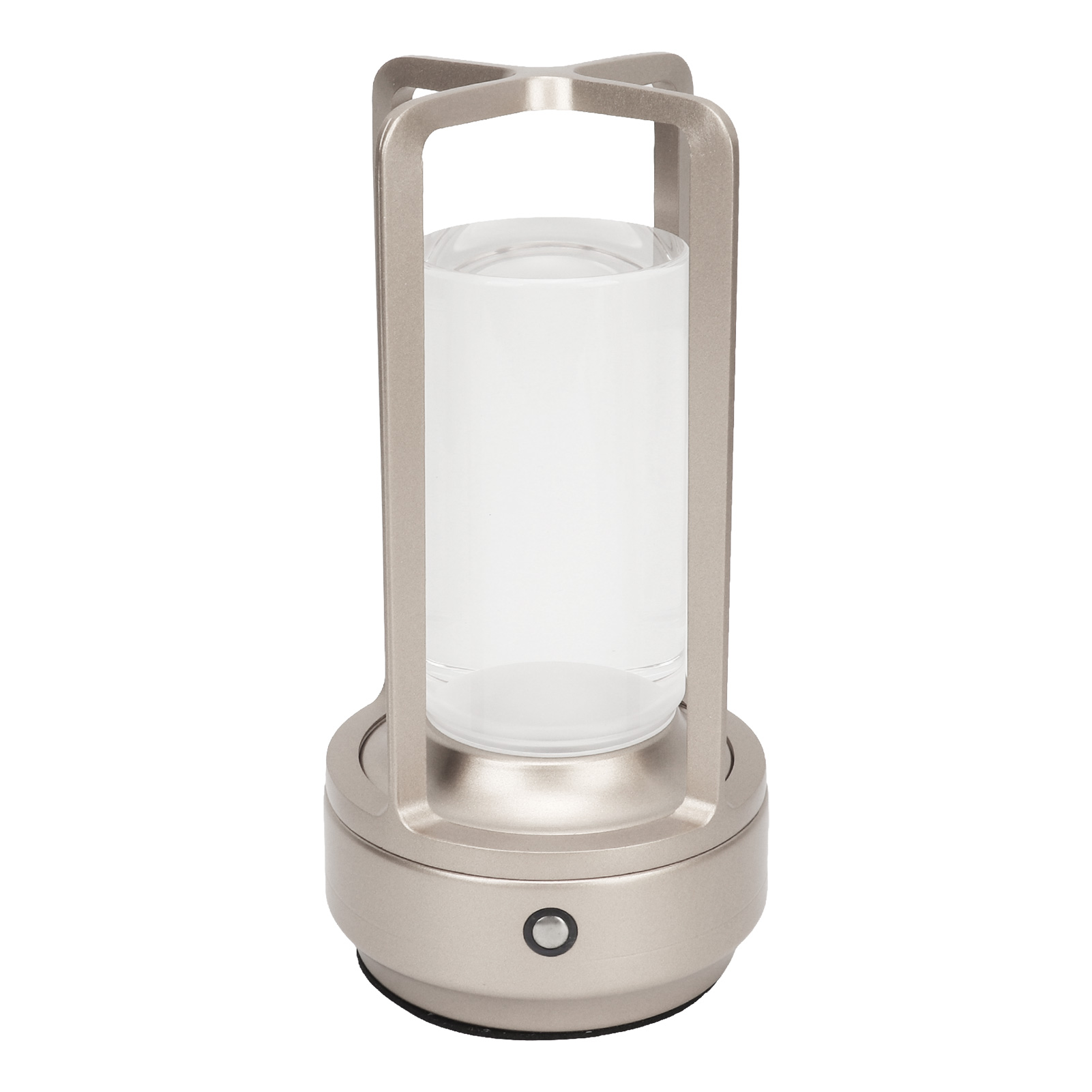 Kabellose Tischleuchte, Kristallschirm, 3 Farbtemperaturen, Touch-bedienung, Usb-aufladbar, Led-schreibtischlampe Für Zuhause, Silber