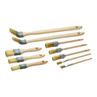 C CIRET Pinsel-Set, 10-teilig Kunstborste, Holzsti. FSC