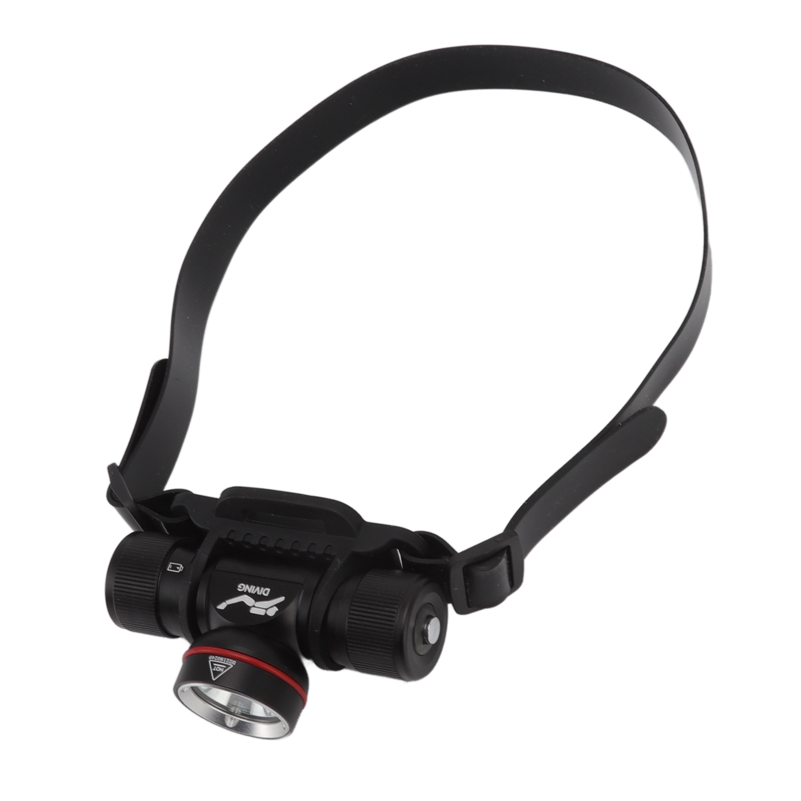1500 Lumen Led-taucherstirnlampe, Gelbes Licht, Wasserdicht Nach Ipx8 Bis 80 M Tiefe