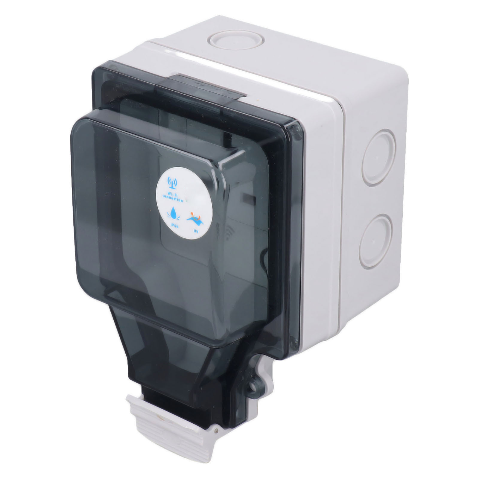 Intelligente Außensteckdose Typ 86, Ip66 Wasserdicht, Mit Sprachsteuerung Und Timer, Wlan-fähig, Uk 110–250 V, Snw S