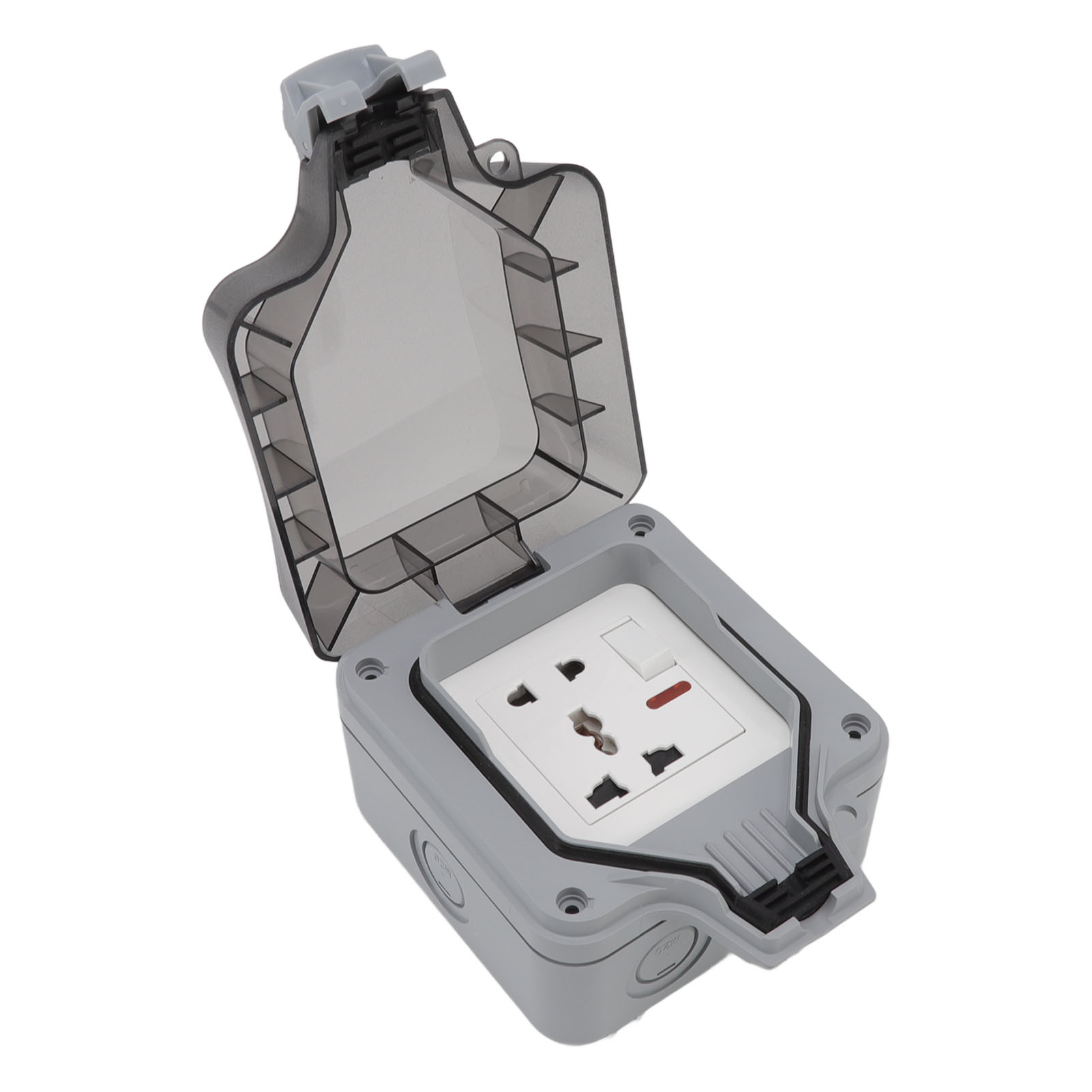 Wetterfeste Außensteckdose Ip66, 16 A, Für Garten/balkon, 250 V, 1-fach, 5-polig, Eu-standard