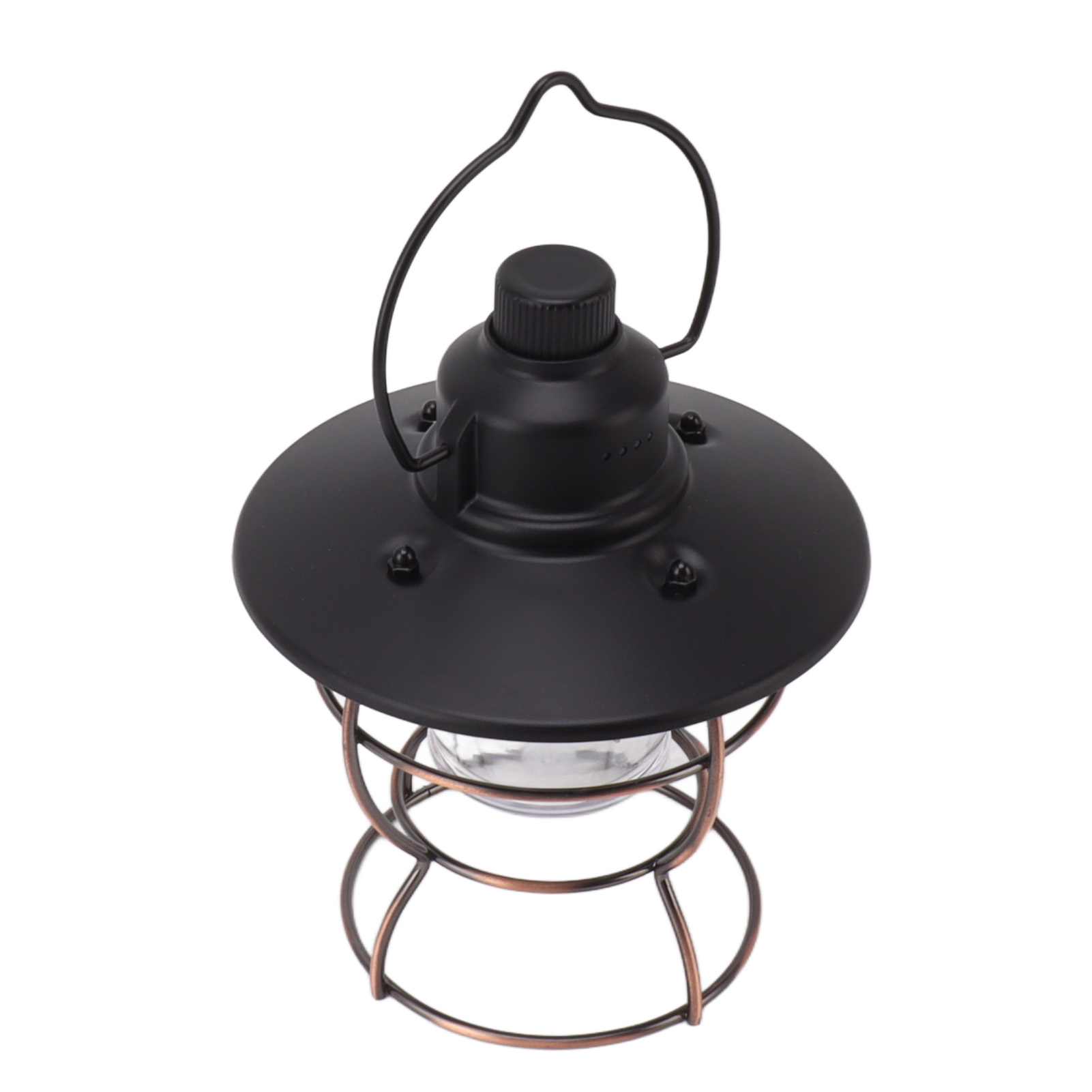 Tragbare Vintage-led-campinglampe, 3 Beleuchtungsmodi, Usb-aufladbar, Stufenlose Dimmung, Zum Wandern, Campen Und Für Notfälle.