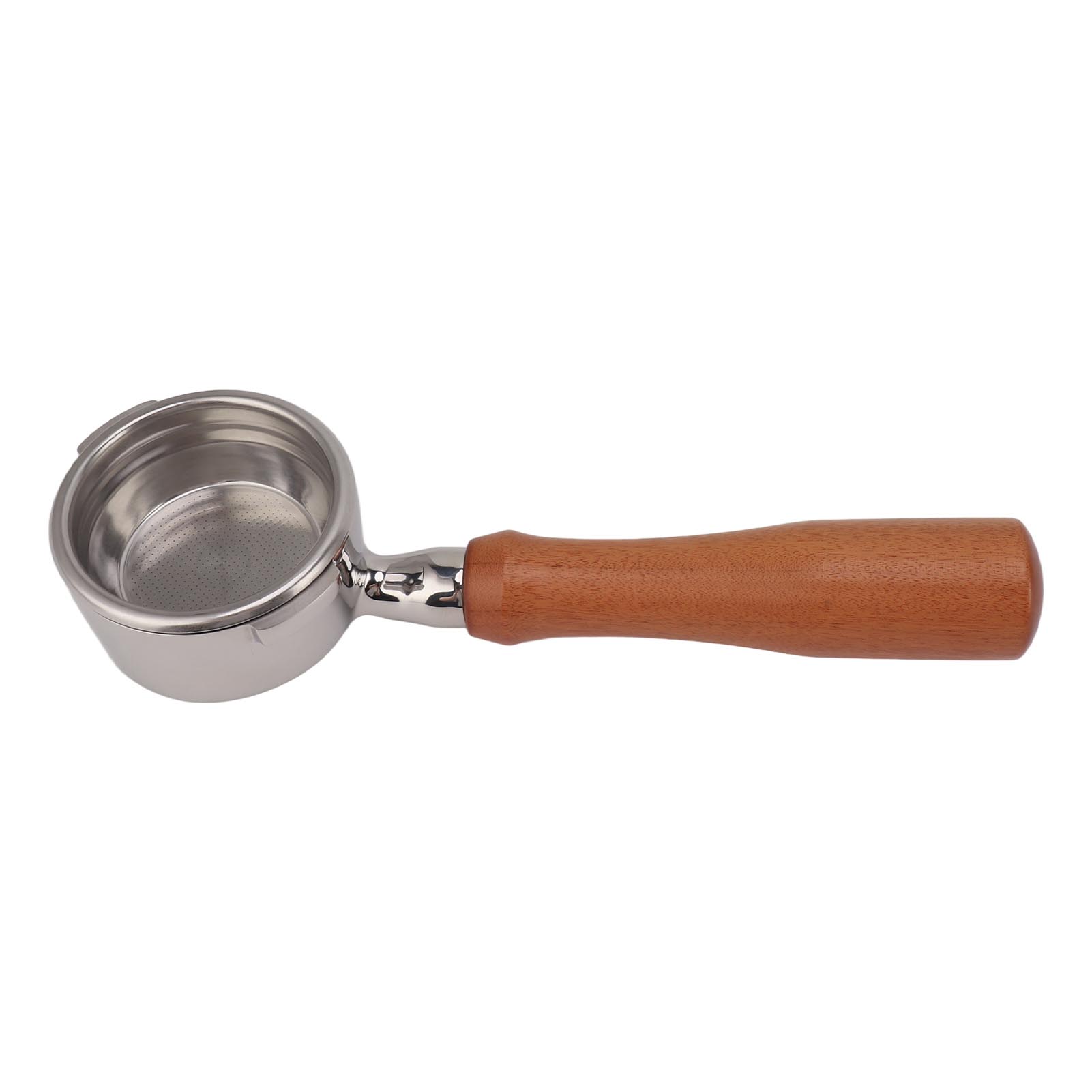 Massiver Griff Aus Rotem Säureholz, 58 Mm Bodenloser Filter Mit 2 Ohren Für Gaggia Baby Classic E