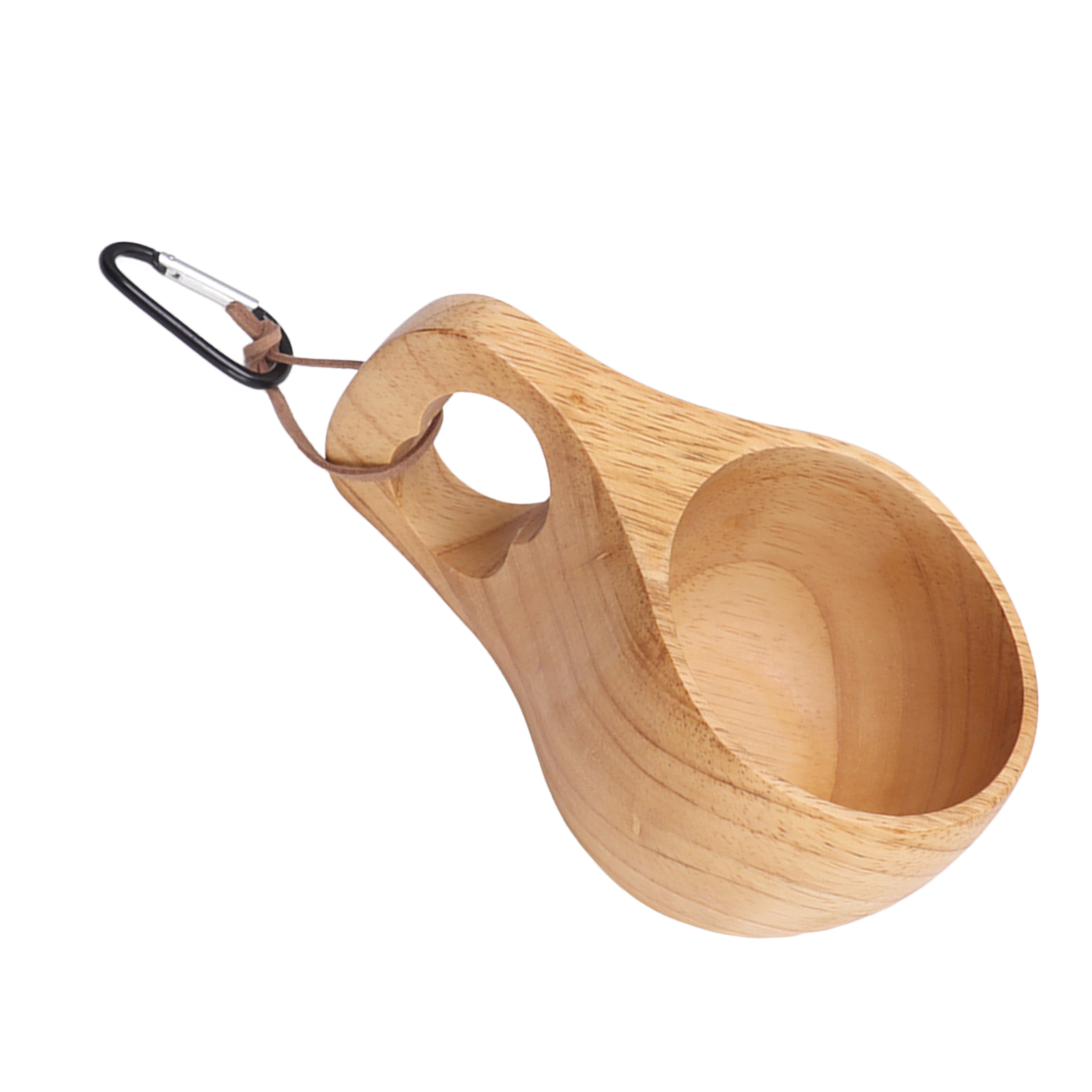 Einzigartiger Campingbecher Aus Holz Mit Natürlicher Maserung Und Henkel, Tragbares Glas Für Kaffee, Tee Und Milch, Stil 2