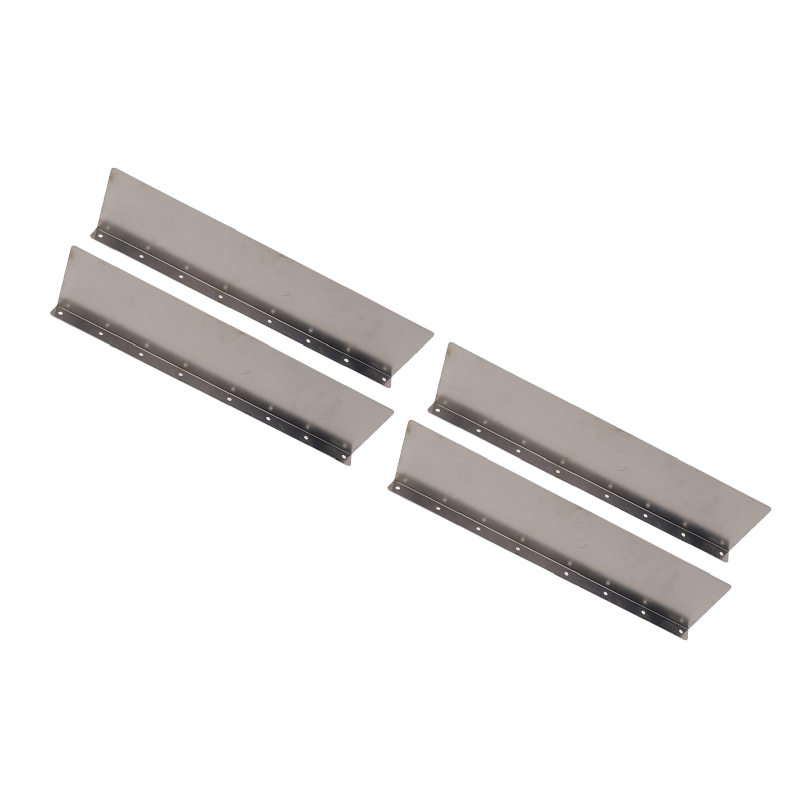 Set Aus 4 Aluminium-spritzschutzblechen Für Dachrinnen Mit 32 Schrauben, Regenwasserableitung Für Dächer