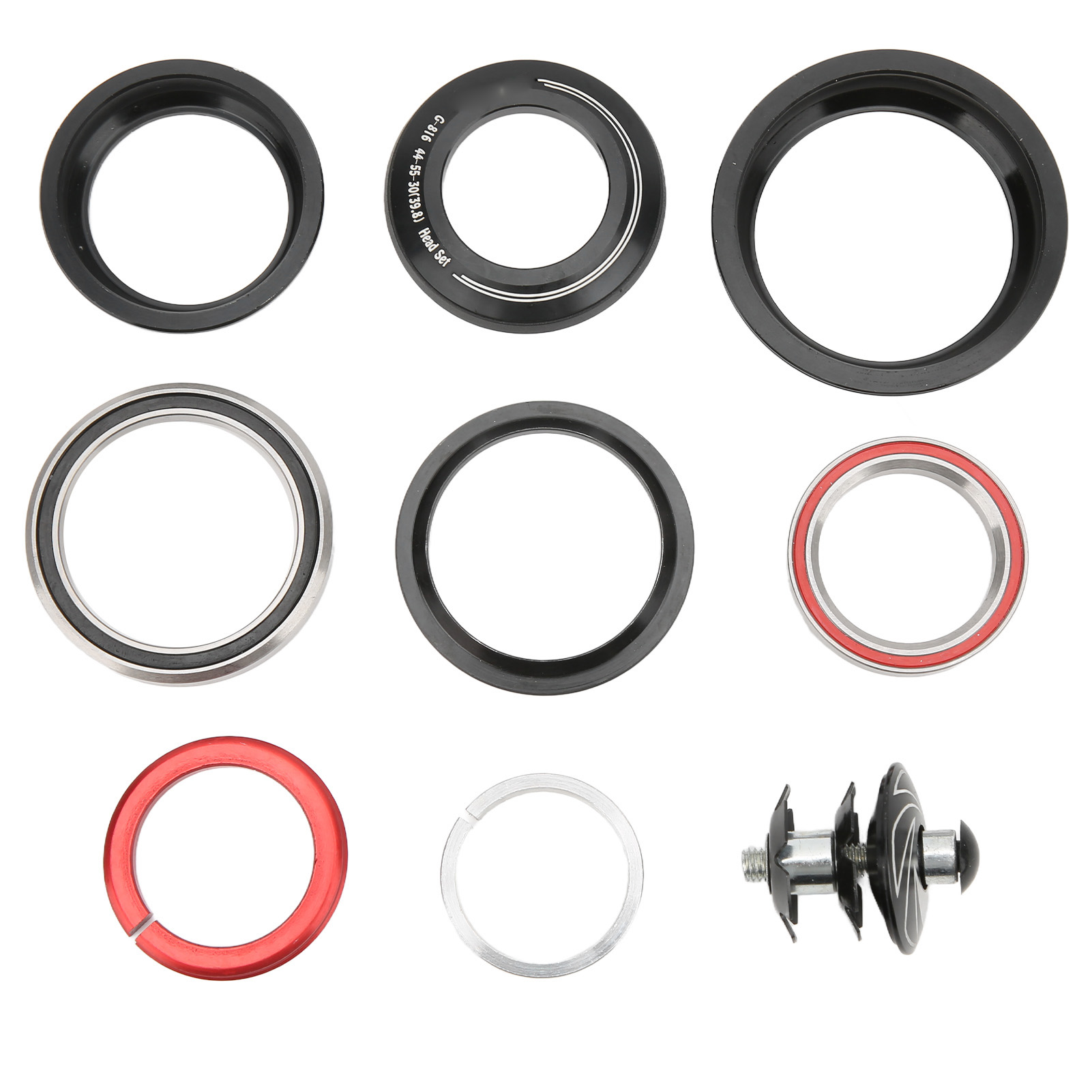 Gub Fahrradlenker-steuersatz, Gewindelos, Aluminium, Doppellager, Für Mountainbikes Und Rennräder