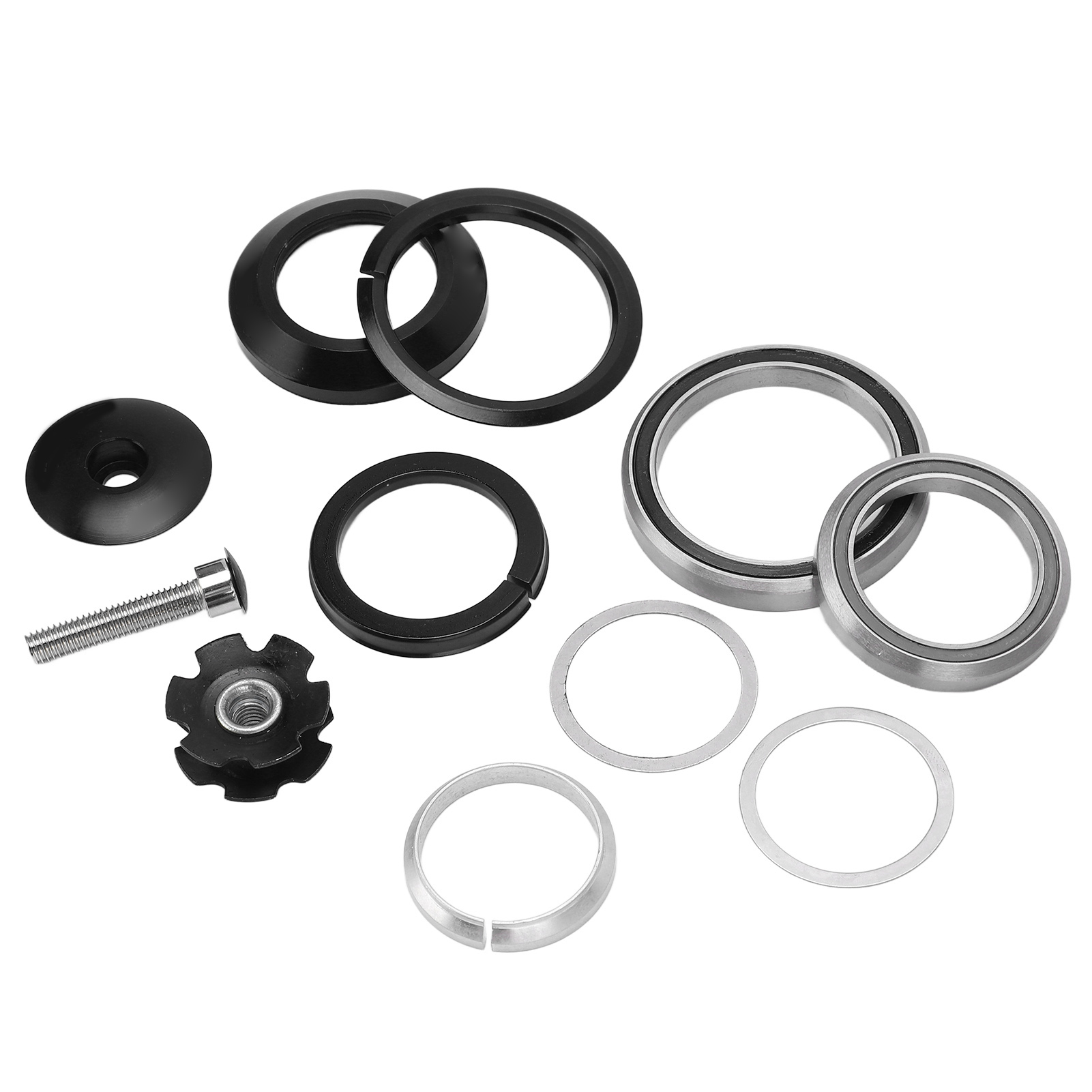Bolany Gedichteter Mountainbike-steuersatz Mit Doppellagern, 41,8 X 52 Mm, Aluminiumlegierung