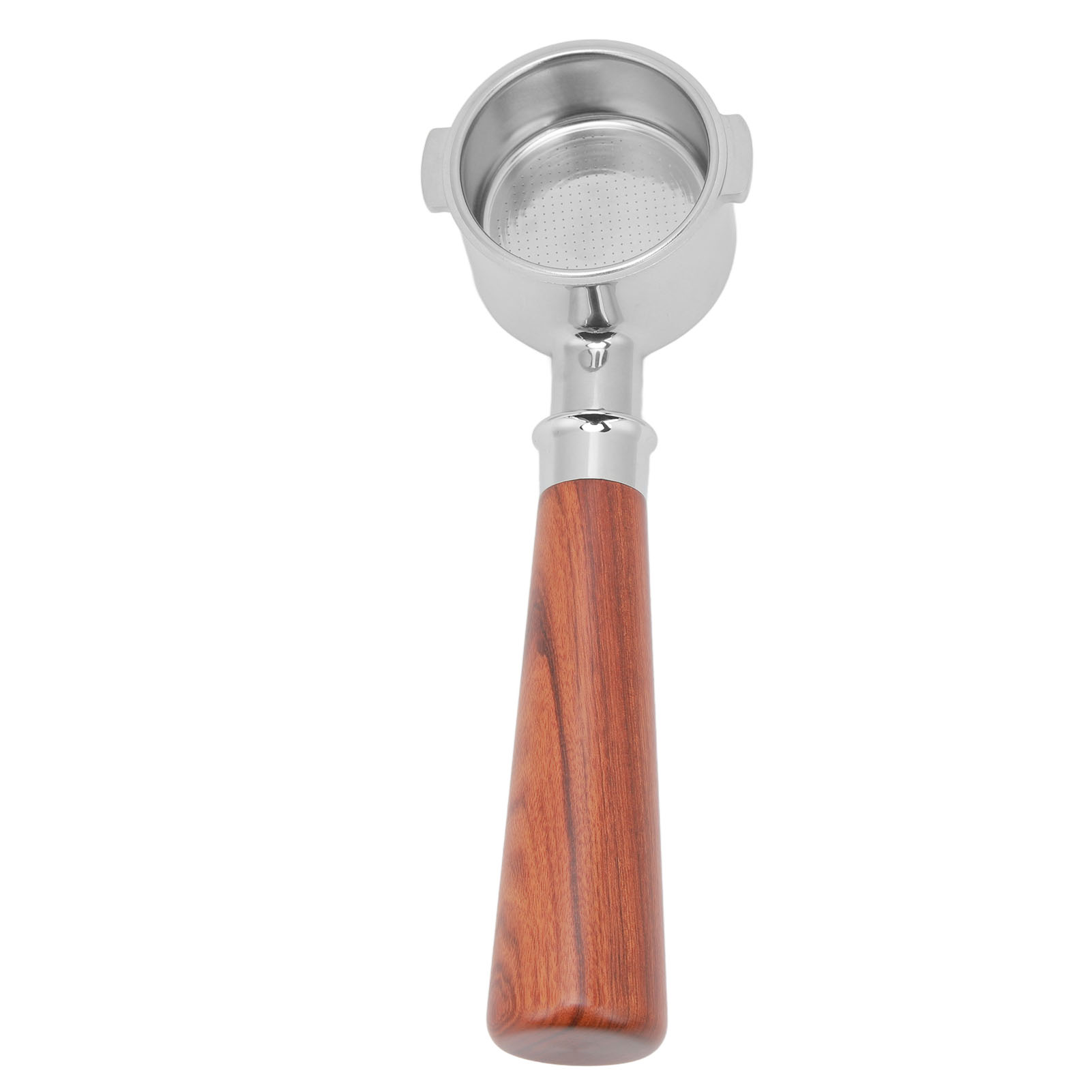 Bodenloser 51-mm-kaffeefilter Aus Edelstahl Mit Rosenholzgriff, Für Die Kaffeemaschine Eco310 A1