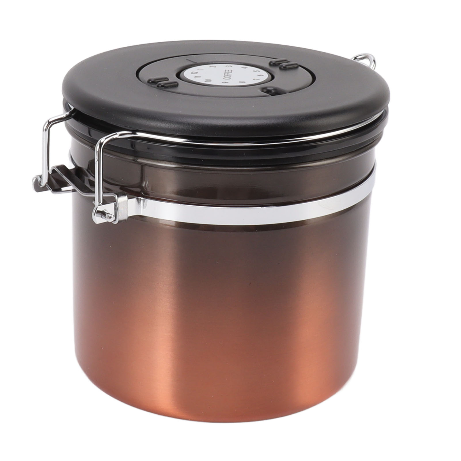 1,5-liter-kaffeebehälter Aus Luftdichtem Edelstahl 304 Mit Löffel, Aufbewahrungsbox Für Kaffeebohnen, Tee Und Getreide