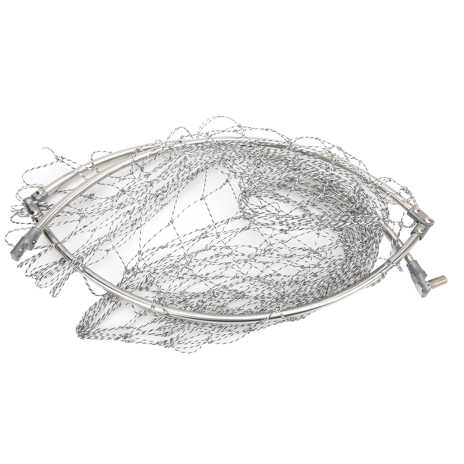 39 Cm Fangnetz, Großmaschiger Kescherkopf Aus Geflochtenem Nylon, Zum Angeln Und Vogelfang